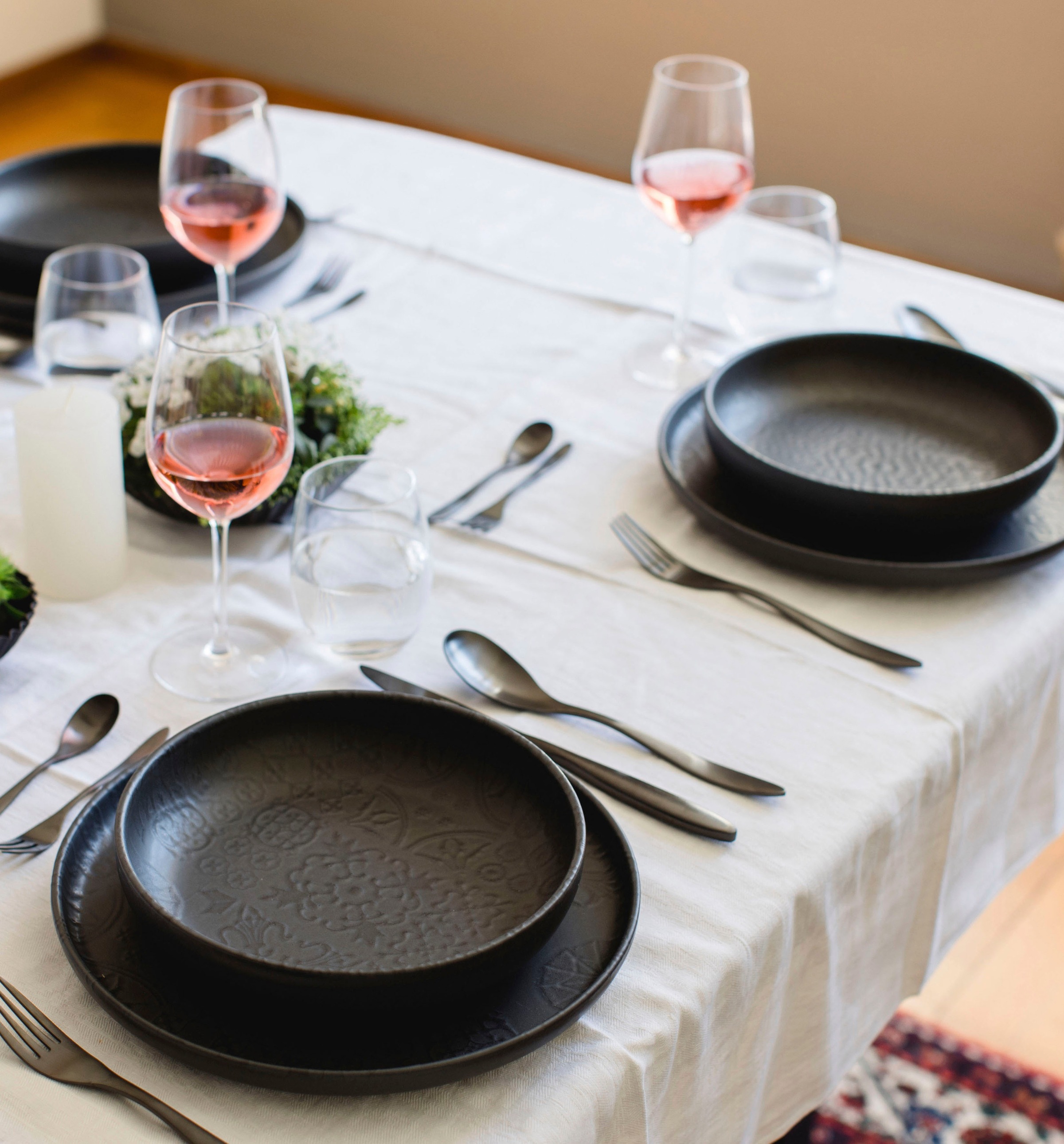 MÄSER Kombiservice »Geschirr-Set, Service Traditional Tiles«, (Set, 8 tlg.), kunstvolle Ornamente, 8 Teile, für 2 Personen