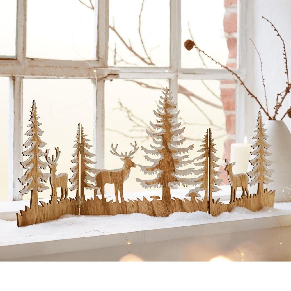 »Zauberwald, bestellen Weihnachtsfigur Holz aus Silhouette Schneider Weihnachtsdeko«, online