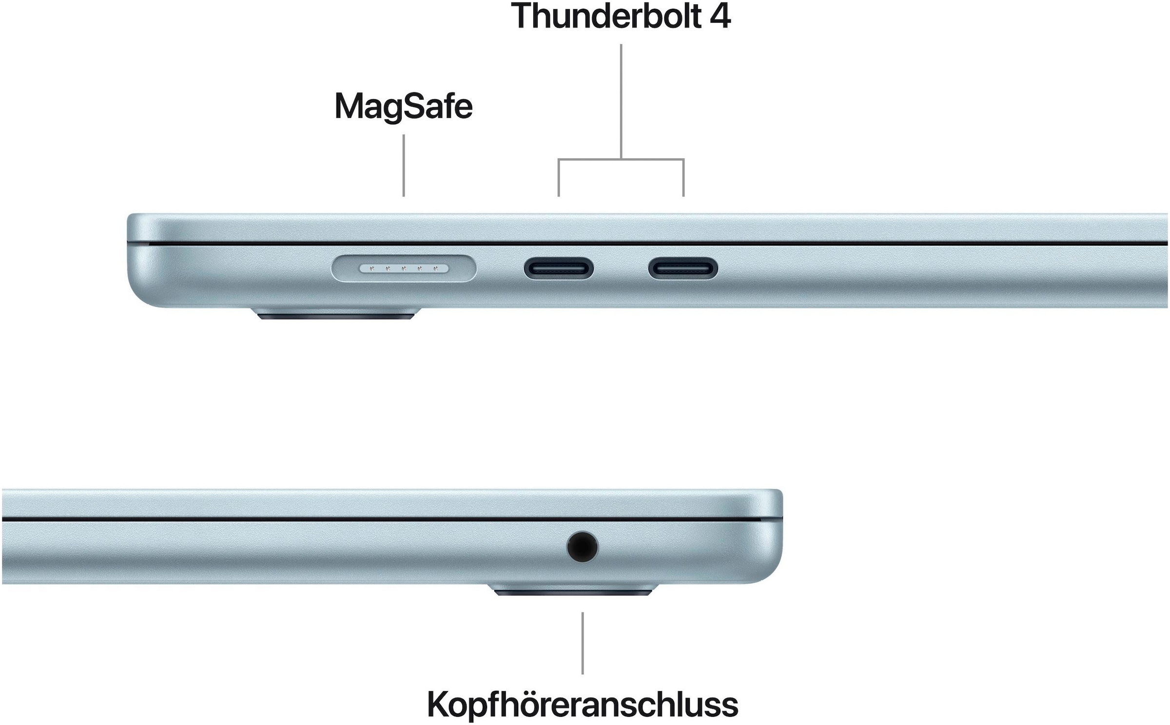 Apple Notebook »MacBook Air 15" CTO«, 38,91 cm, / 15,3 Zoll, Apple, M4, 10-Core GPU, 512 GB SSD