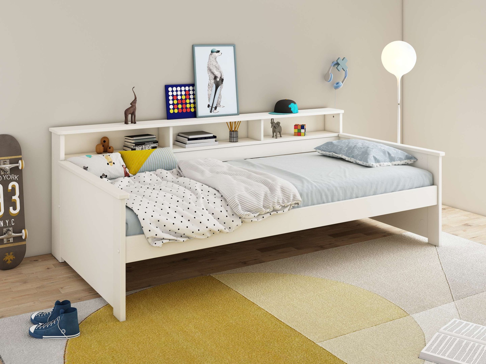 Home affaire Jugendbett KERO, Daybed, Stauraumbett, platzsparend, Stauraum, günstig online kaufen