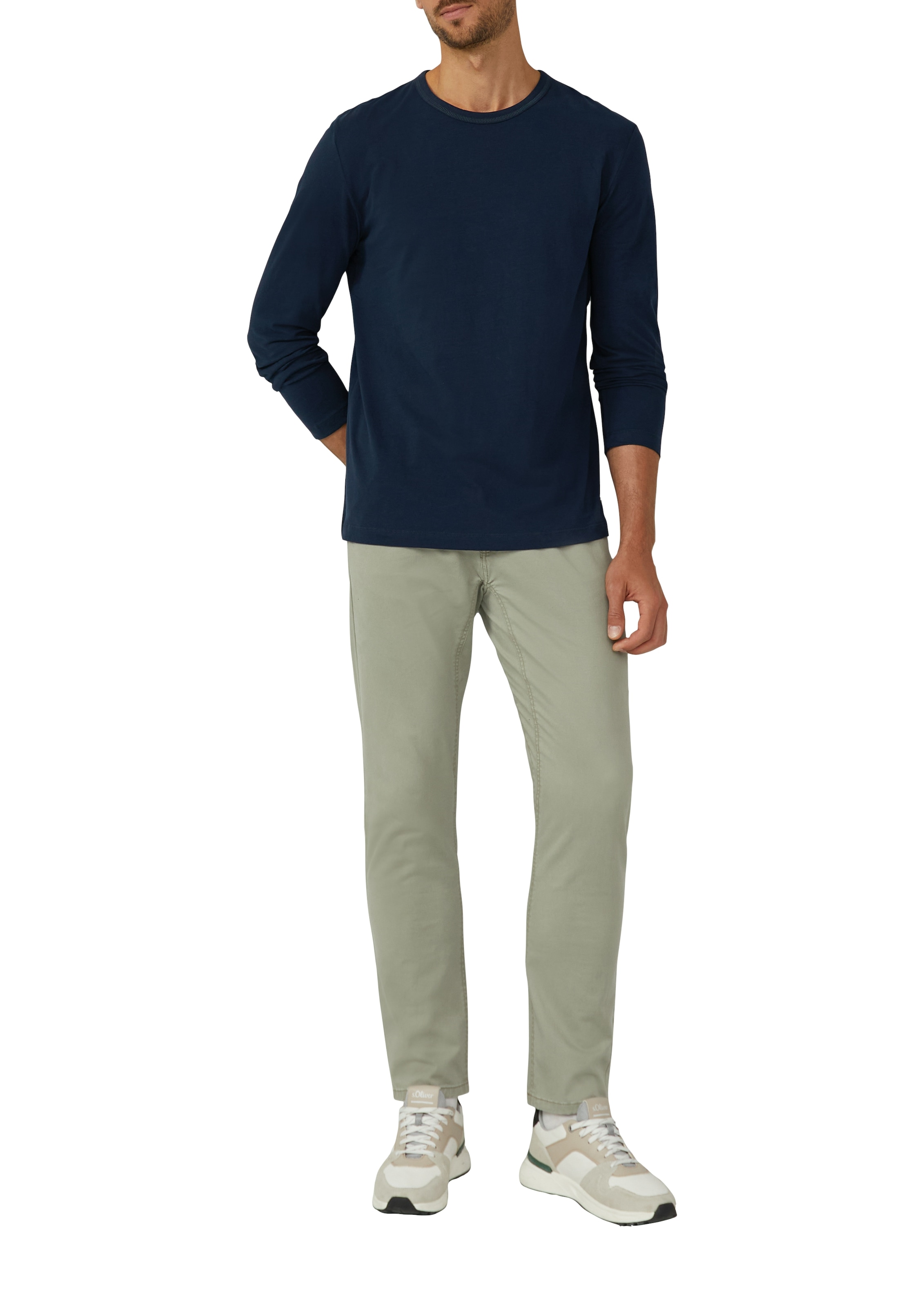 s.Oliver Longsleeve, mit Rundhals