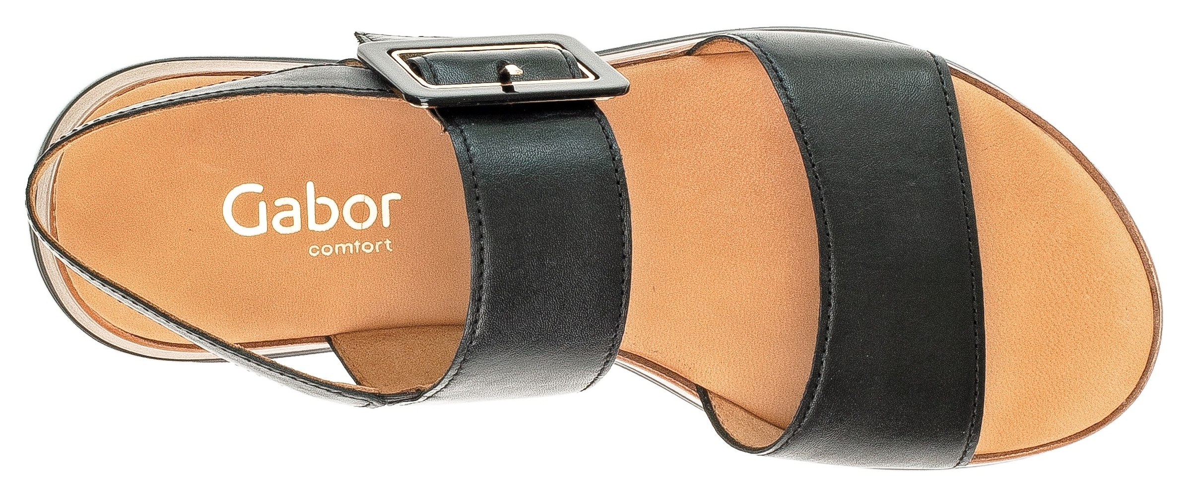 Gabor Keilsandalette »RHODOS«  , Riemchensandale, Sommerschuh, Sandale in Weite G (=weit)