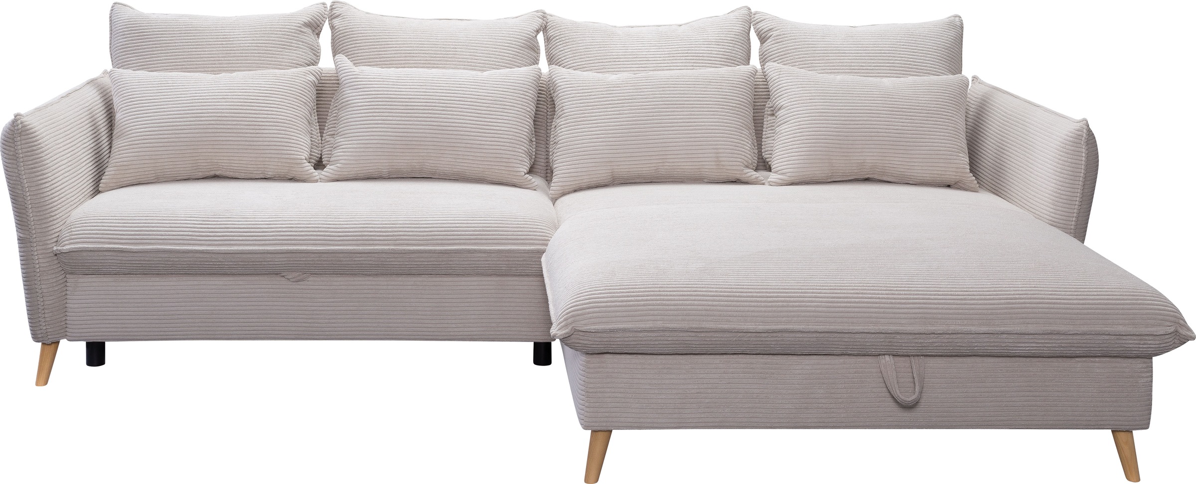 exxpo - sofa fashion Ecksofa »WALPY, elegant & modern, bequem, schmale Arml günstig online kaufen