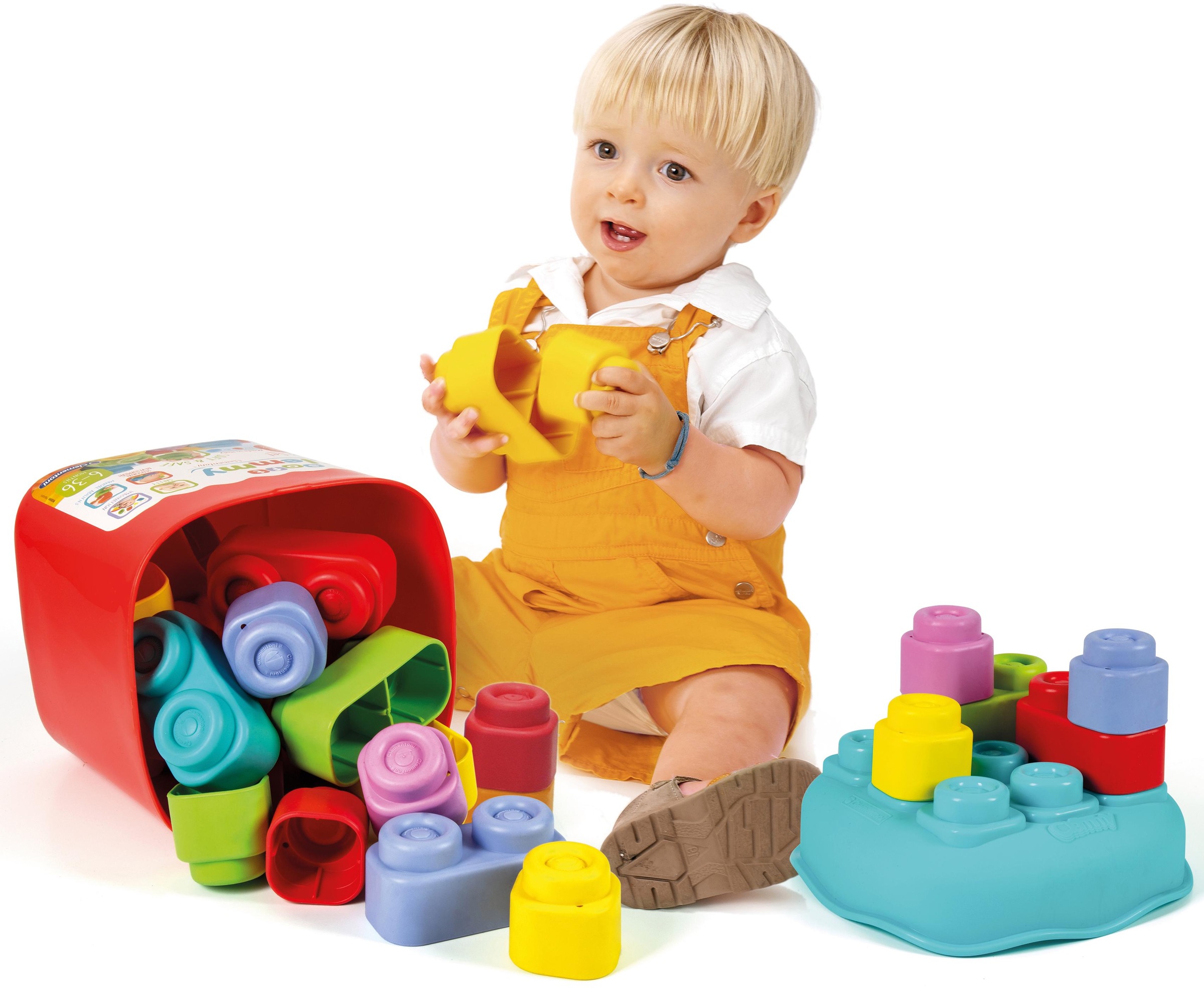 6. Bild von Clementoni® Spielbausteine »Clemmy Soft, Eimer«, (20 St.)