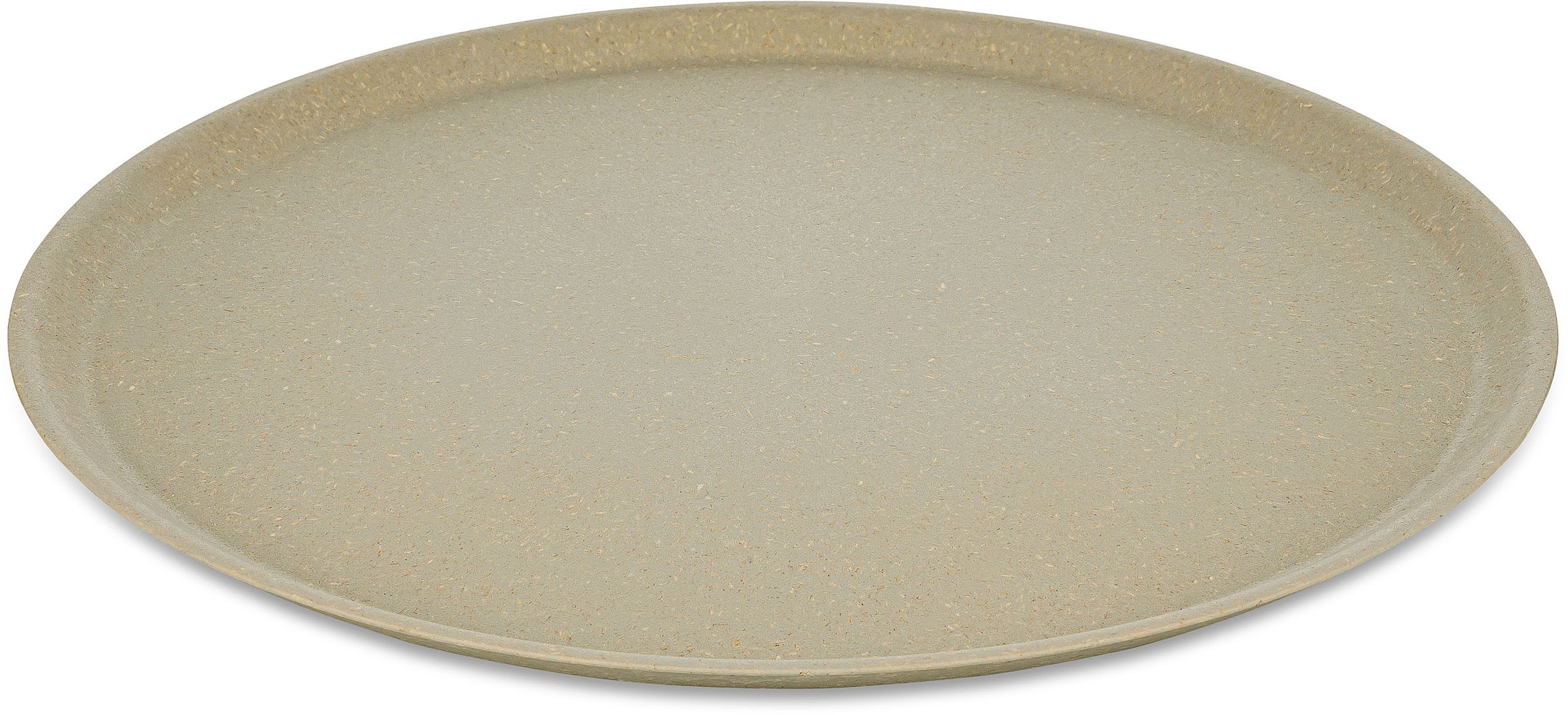 KOZIOL Speiseteller »CONNECT PLATE Ø 25, 5 cm, aus biozirkulärem Material« Spülmaschinengeeignet und melaminfrei, Made in Germany sand