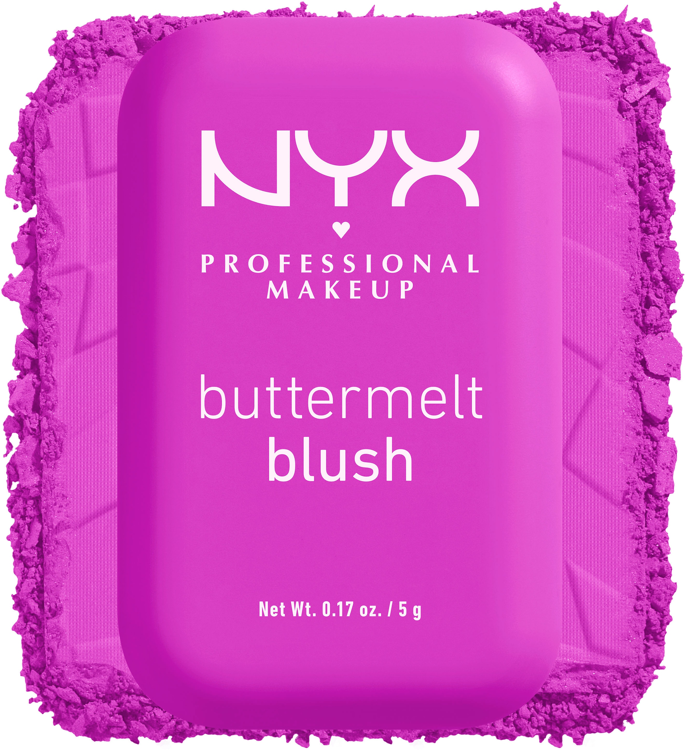 NYX Rouge »Makeup Buttermelt Blush«, Cremige, leichte Textur, variable Deckkraft, pflegende Formel.