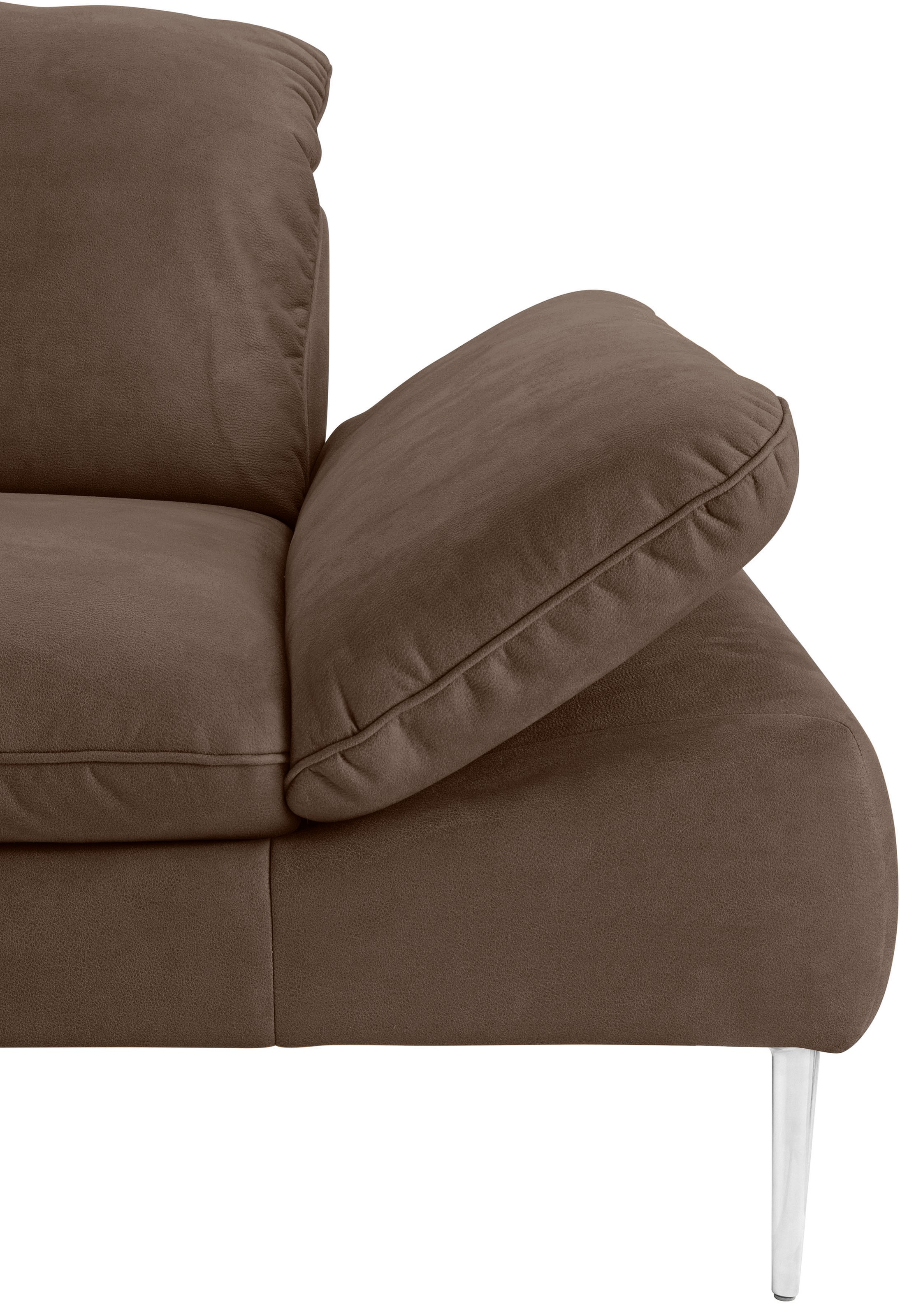 W.SCHILLIG 2,5-Sitzer »enjoy&MORE«, mit Sitztiefenverstellung, Füße silber matt, Breite 232 cm