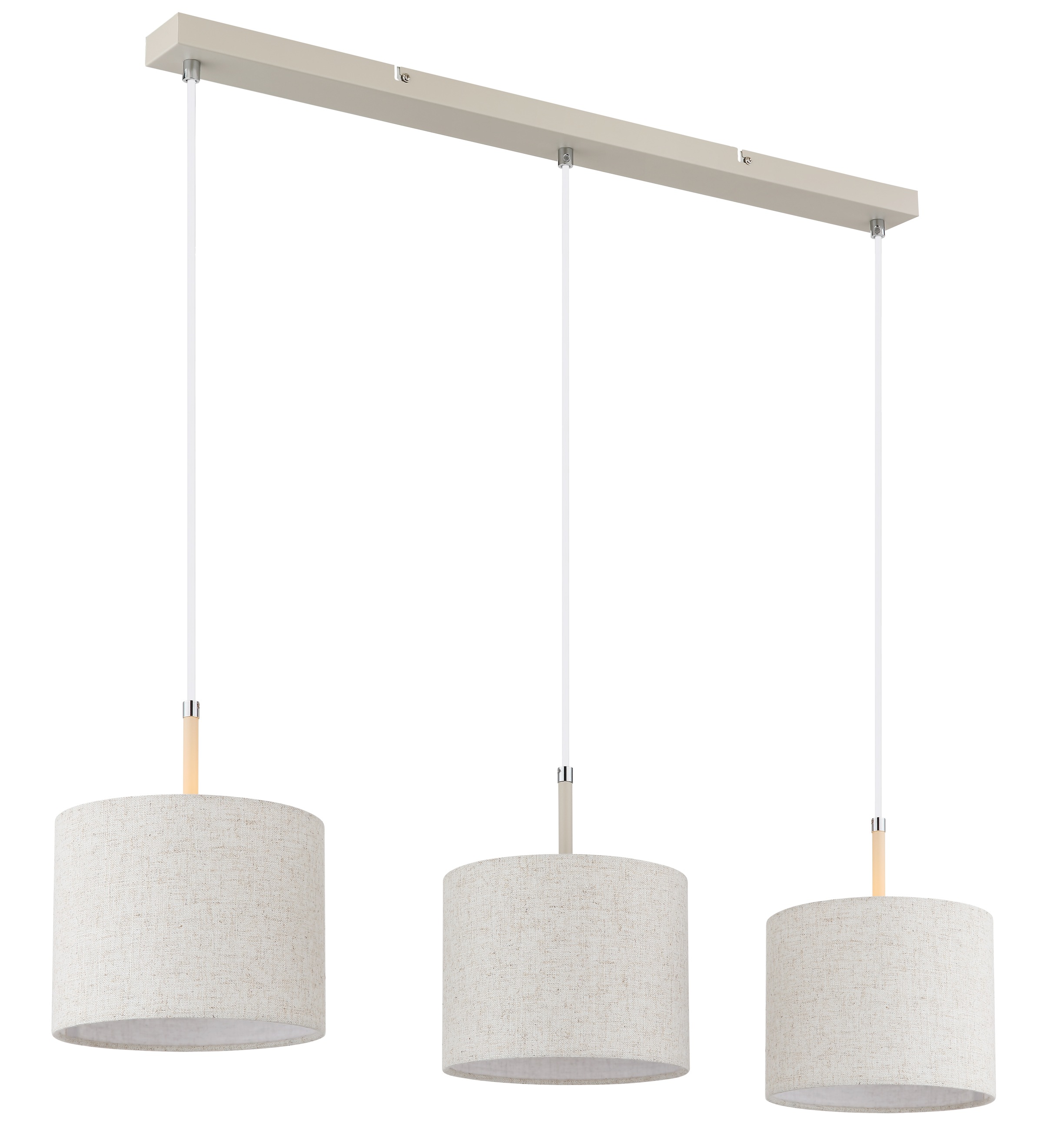 GLOBO LIGHTING Hängeleuchte »DELEON« E27 1 Stk. Moderne Wohn- & Esszimmer Hängeleuchte sandfarben