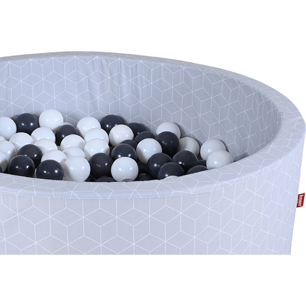 Knorrtoys® Bällebad »Soft, Cube Grey«