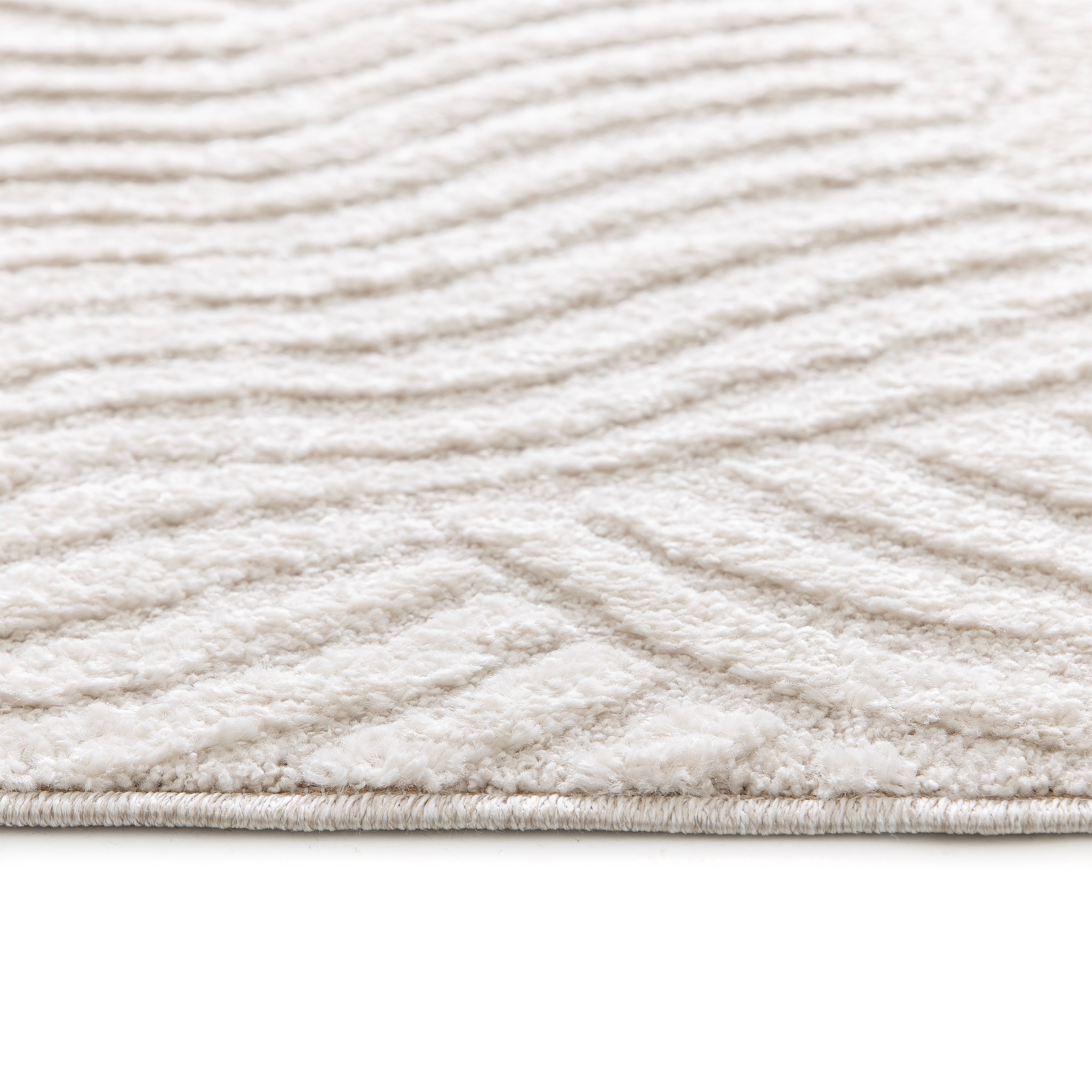 OTTO home Teppich »Segovia, Supersoft, 3D- Design, weiche Haptik, modernes Design«, rechteckig, 9 mm Höhe, Hoch-Tief-Struktur, Wohnzimmer, Esszimmer, Schlafzimmer