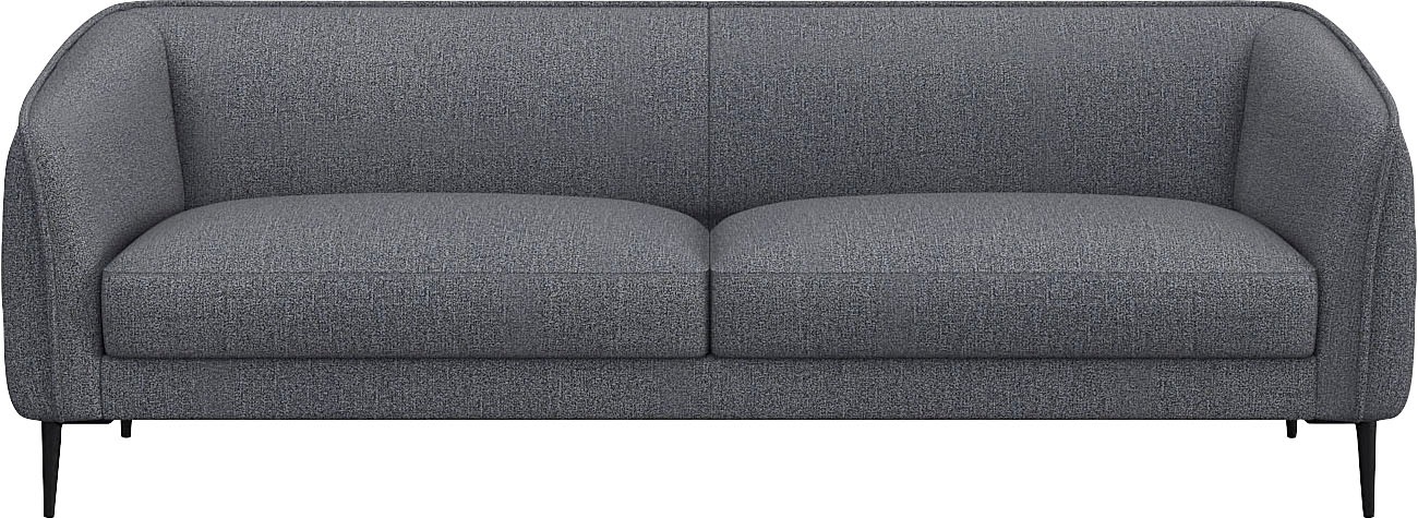 FLEXLUX 3-Sitzer "Belle Designsofa, Couch, bequem durch Kaltschaum im Sitz" günstig online kaufen