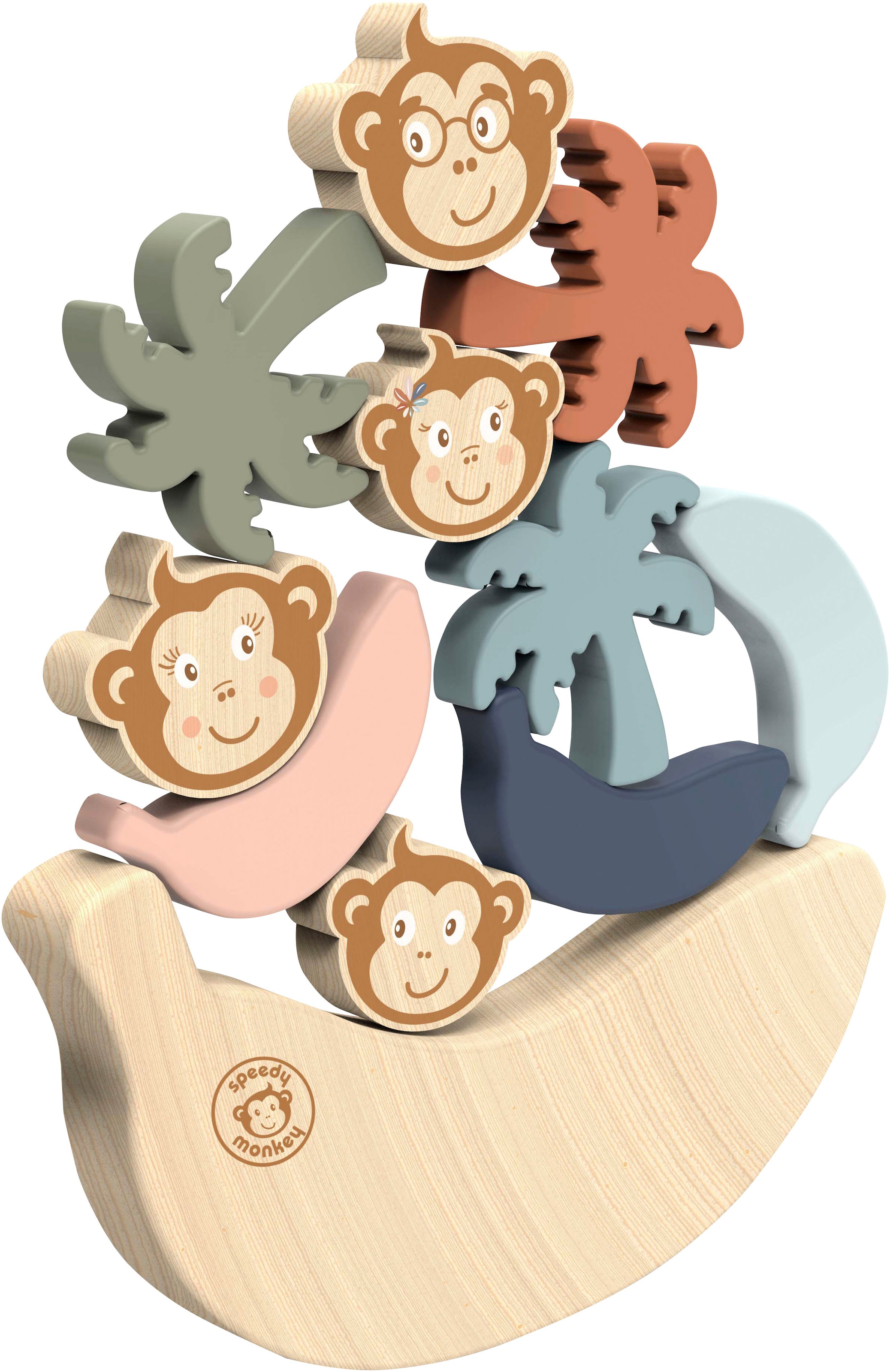 speedy monkey Stapelspielzeug »Balance-Spiel«, FSC®- schützt Wald - weltweit