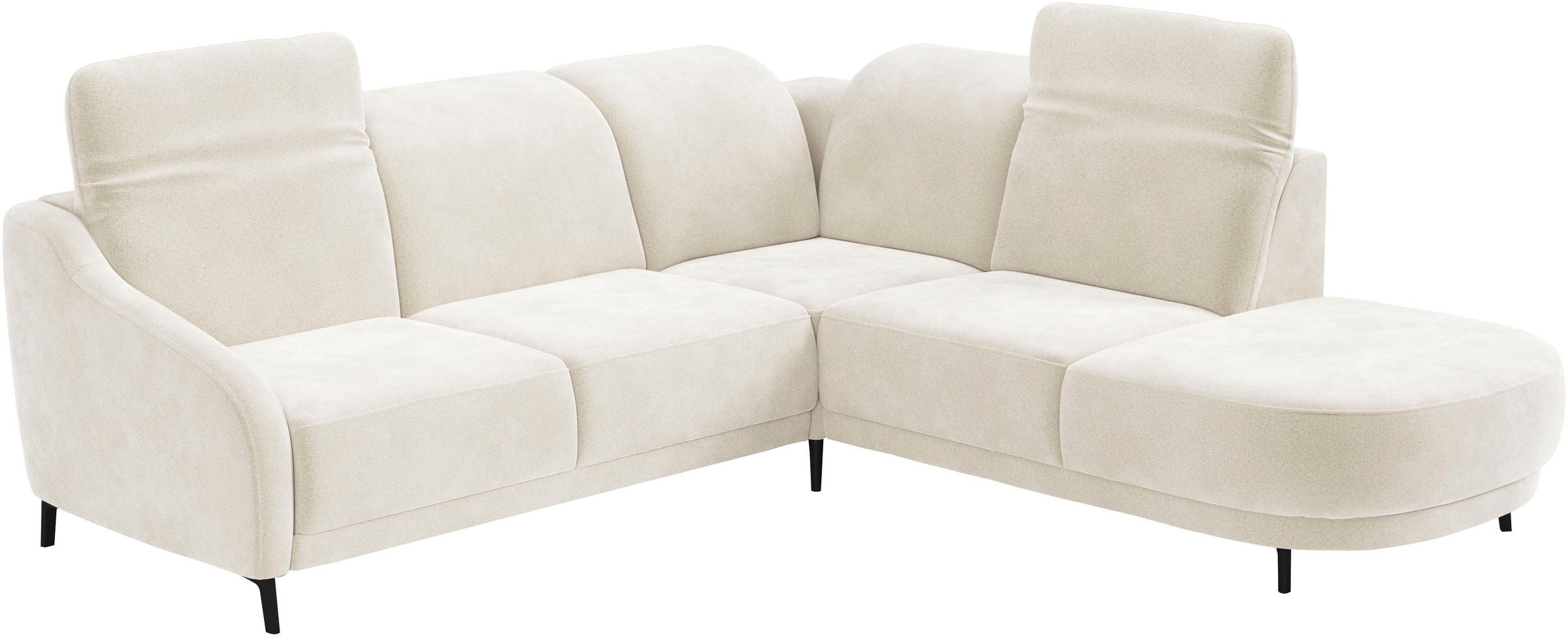 sit&more Ecksofa »Blues L-Form«, wahlweise mit Klapptisch und USB