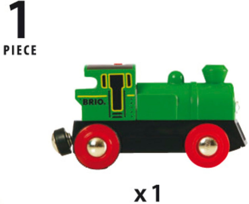 BRIO® Spielzeug-Eisenbahn »BRIO® WORLD, Speedy Green Batterielok«, mit LichtfunktionMade in Europe, FSC® - schützt Wald - weltweit