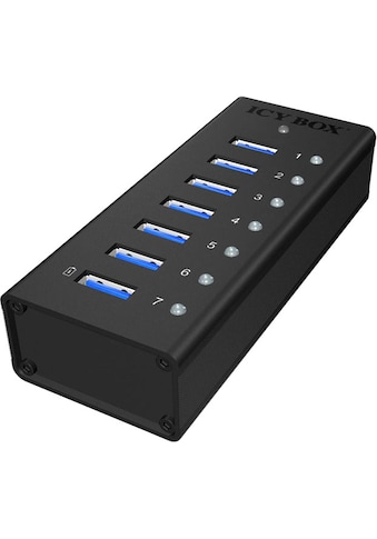Raidsonic Computer-Adapter »ICY 7-Port USB 3.0 Hub mit USB Ladeport« kaufen