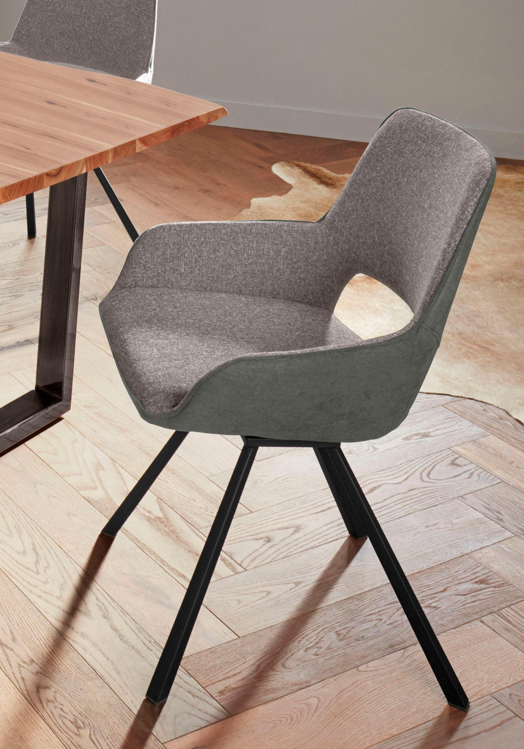 MCA furniture 4-Fußstuhl »Parana«, (Set), 2 St., Stuhl belastbar bis 120 Kg