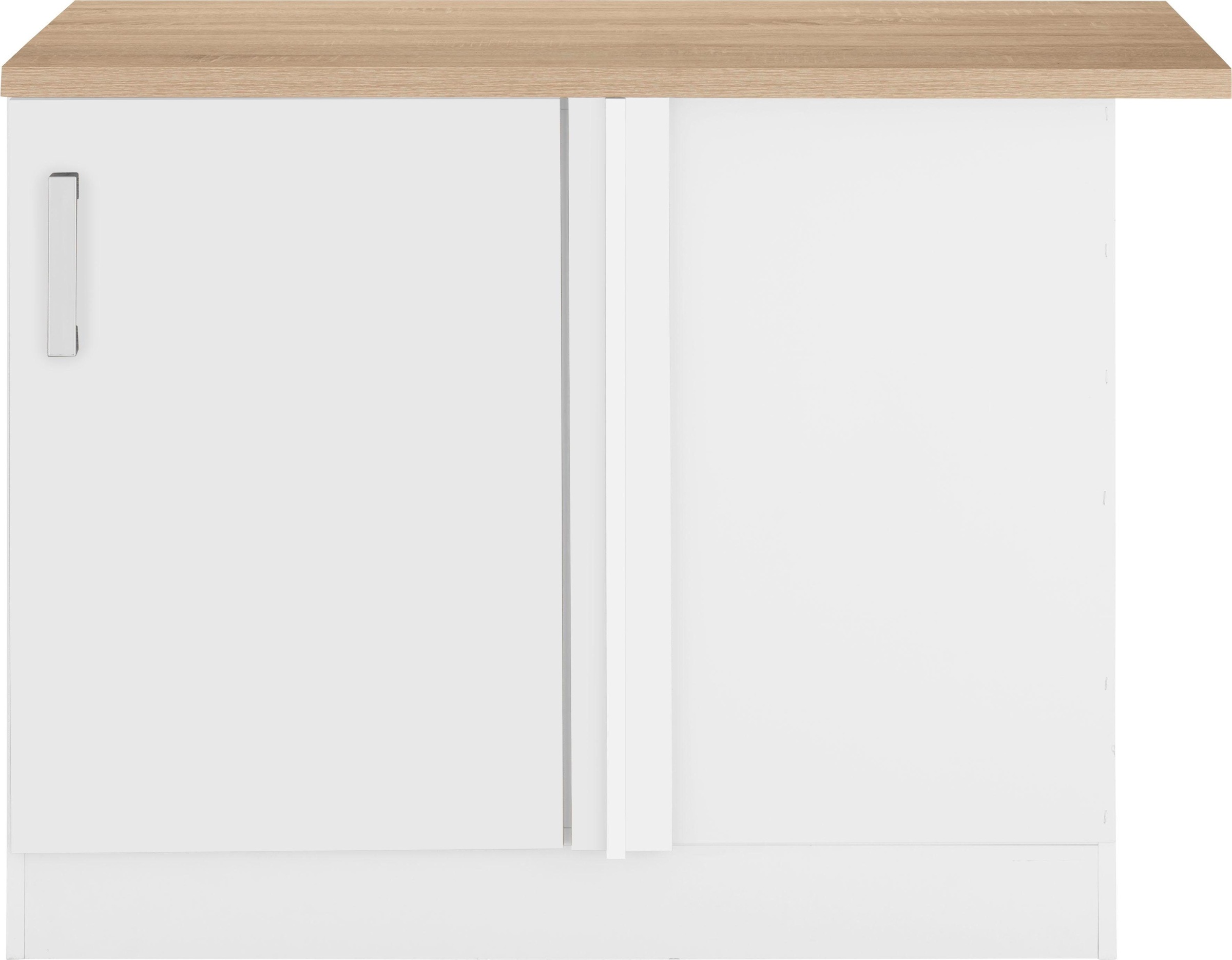 KOCHSTATION Eckunterschrank "KS-Gera" Stellbreite 110 cm günstig online kaufen