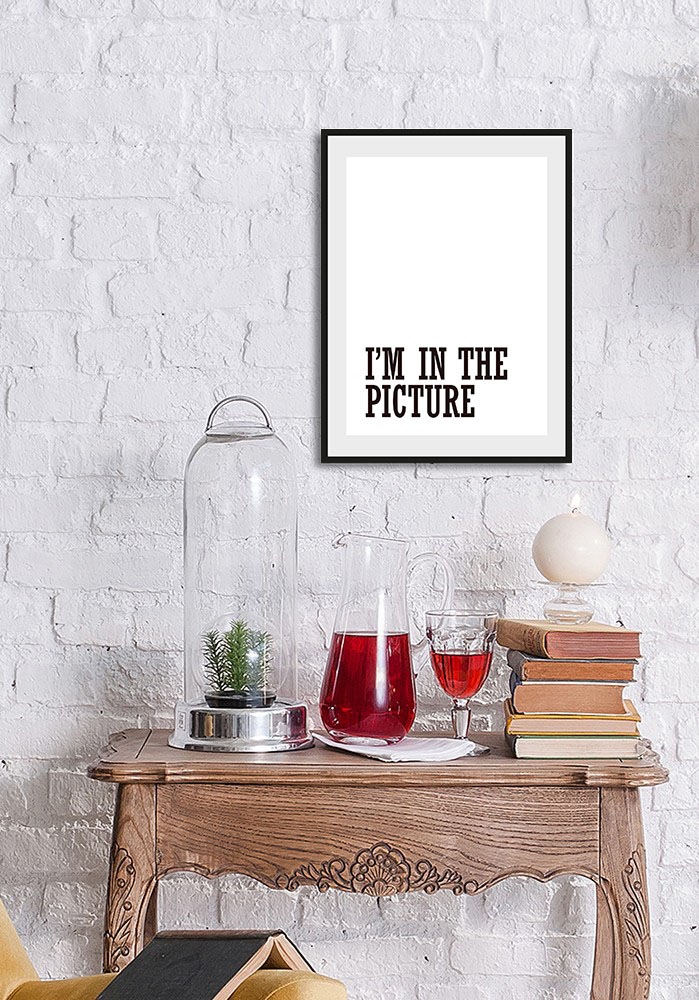 queence Bild »I'M IN THE PICTURE«, Schriftzug, (1 St.) günstig online kaufen