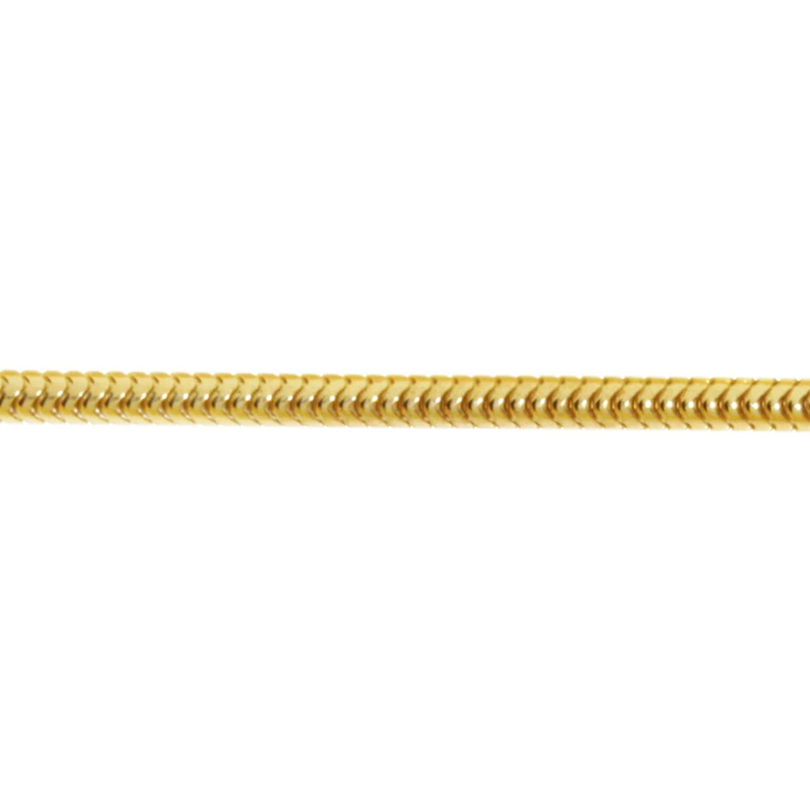 OSTSEE-SCHMUCK Silberkette »Ostsee-Schmuck Kette Schlange 2,0 mm Kette Schlange 2,0 mm«, (1 tlg.)