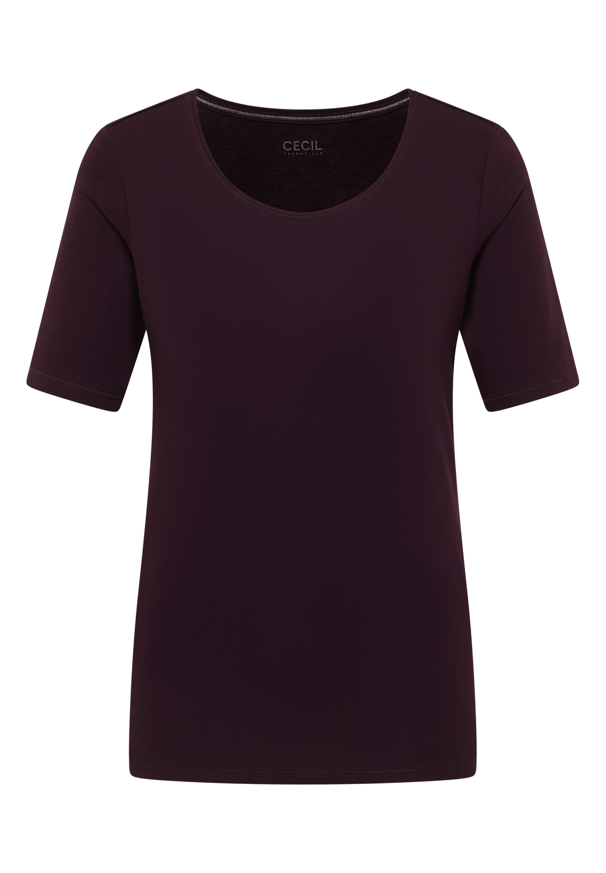 Cecil Rundhalsshirt »Style Lena« mit Halbärmeln