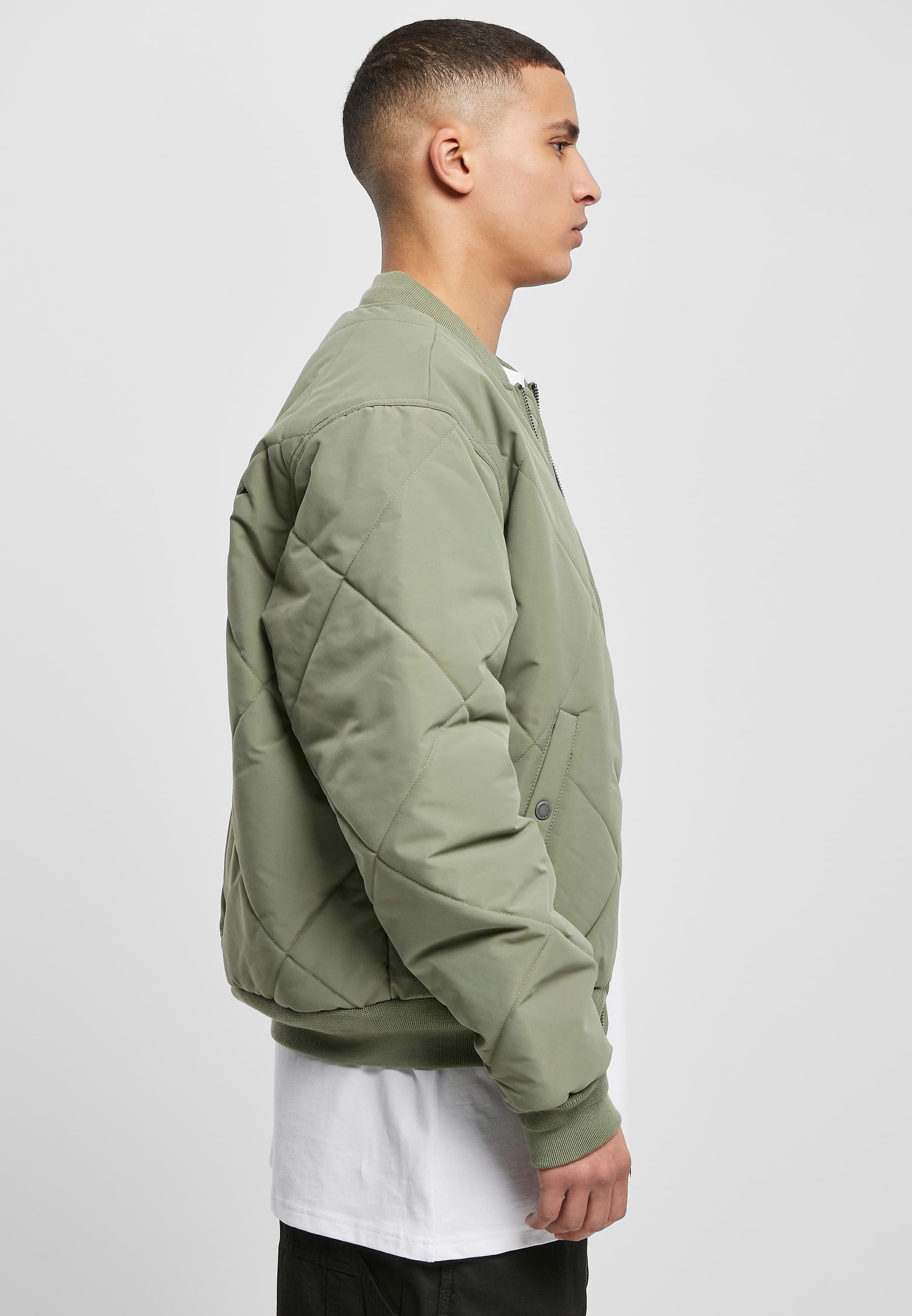 Karl Kani Bomberjacke »Karl Kani Herren KM224-021-1 KK OG Old English Quilted Bomber« 1 Stk. tlg. ohne Kapuze