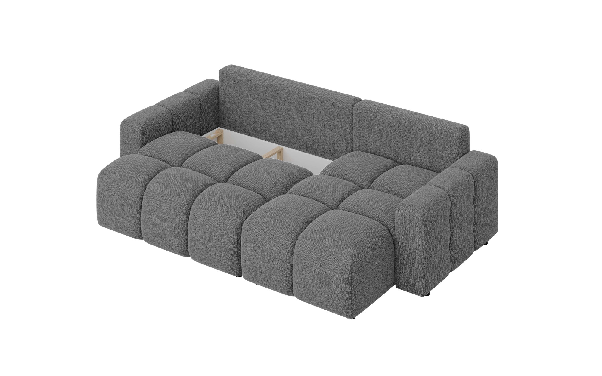 Home affaire Ecksofa »FELICI, Schlafsofa 233cm, L-Form mit Recamiere beidseitig montierbar« Designsofa mit Bettfunktion und Bettkasten, Maße B/T/H: 233/142/88 cm