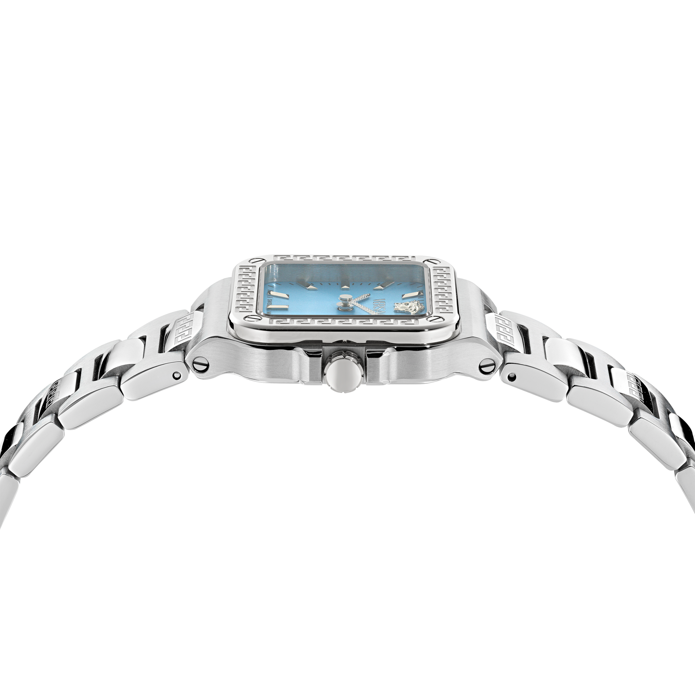 Versace Quarzuhr »GRECA EDGE« Armbanduhr, Damenuhr, Swiss Made, analog