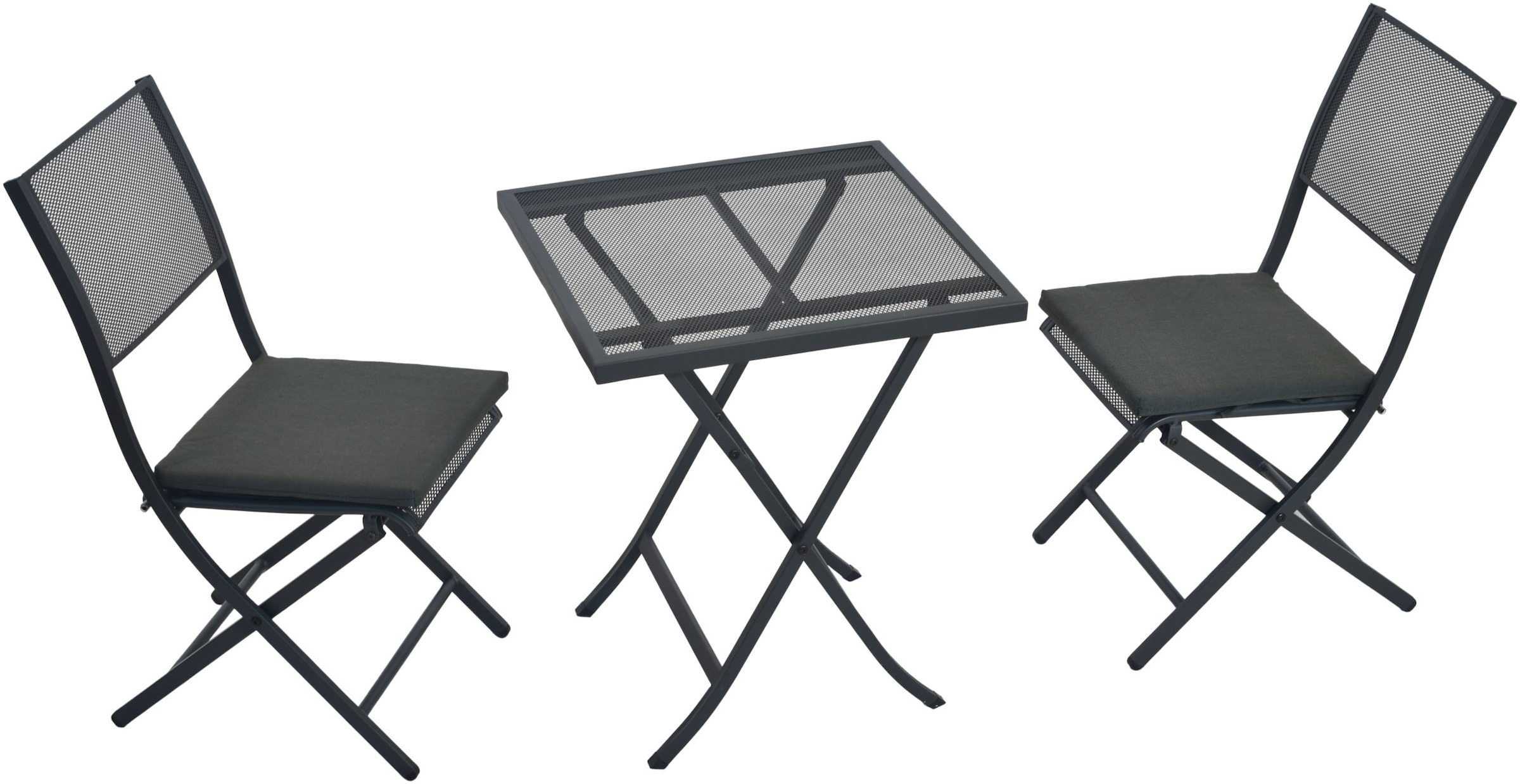 MERXX Garten-Essgruppe »»Samos«« Set, Inkl. Kissen, pulverbeschichtetes Sta günstig online kaufen