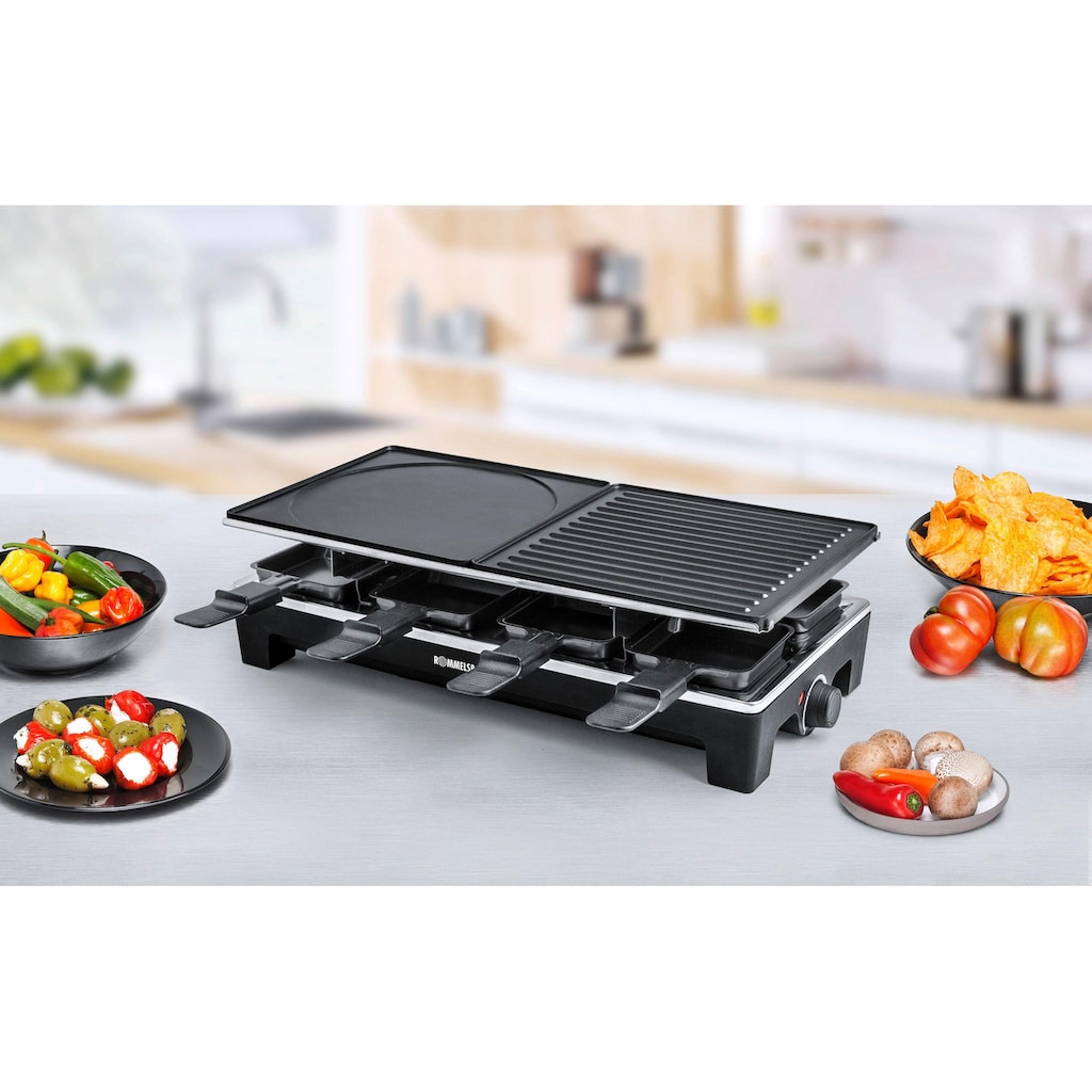 Rommelsbacher Raclette »RCS 1350«, 8 St. Raclettepfännchen, 1350 W