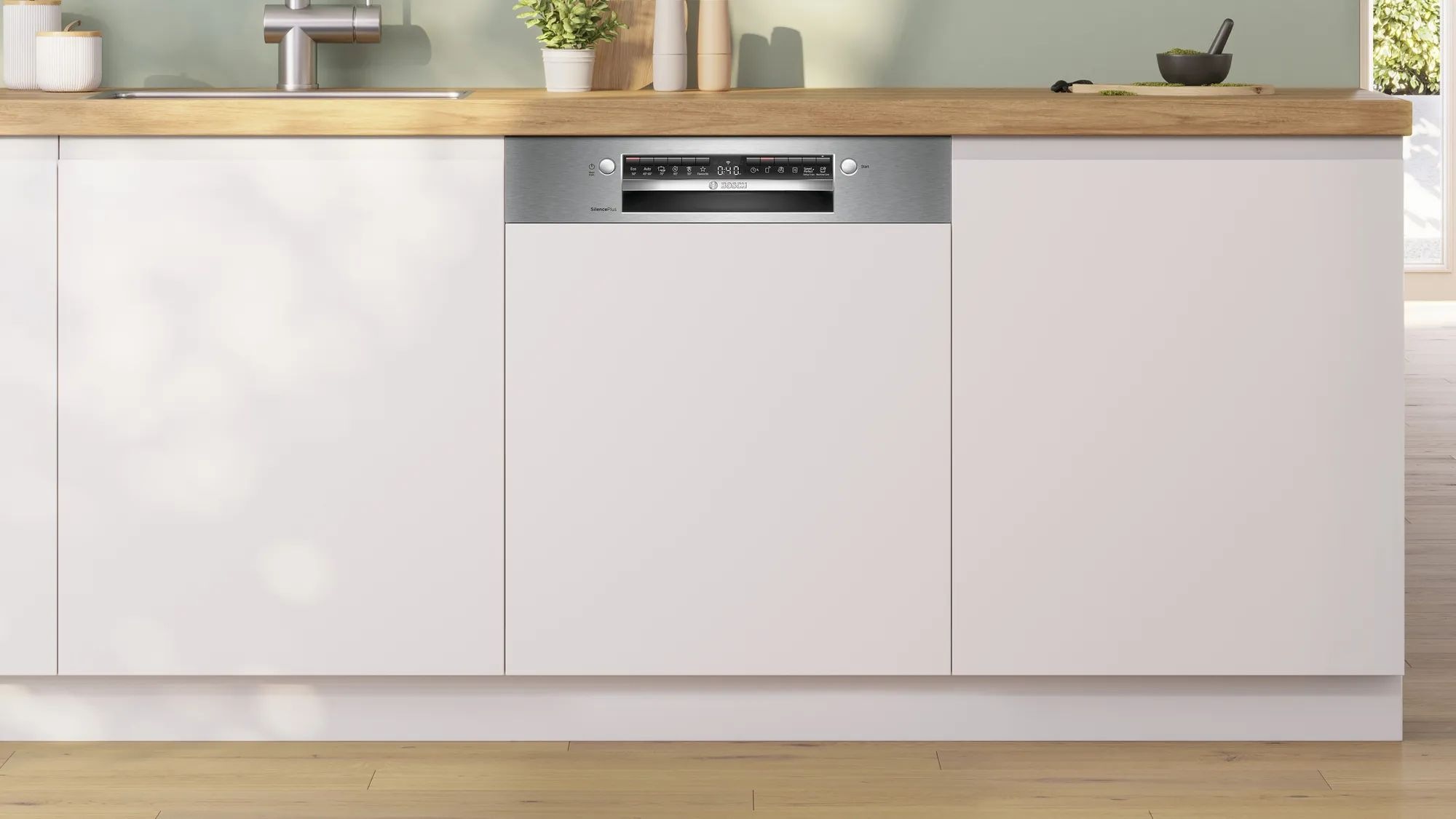 BOSCH teilintegrierbarer Geschirrspüler Serie 4 »SMI4ECS24E«, 14 Maßgedecke