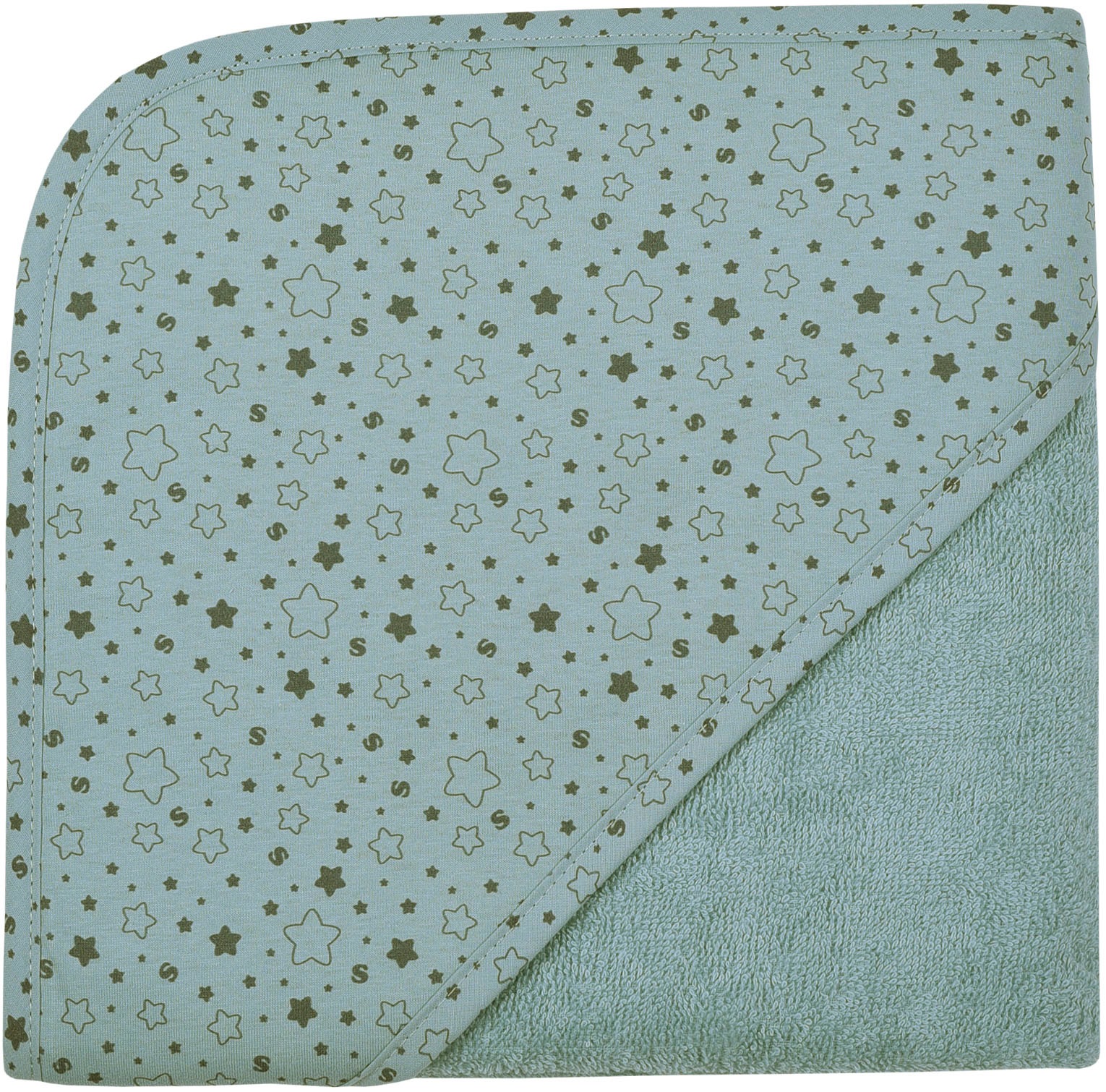 Wörner Kapuzenhandtuch »Sterne eisblau Kapuzenbadetuch 80/80«, (1 St.), obe günstig online kaufen