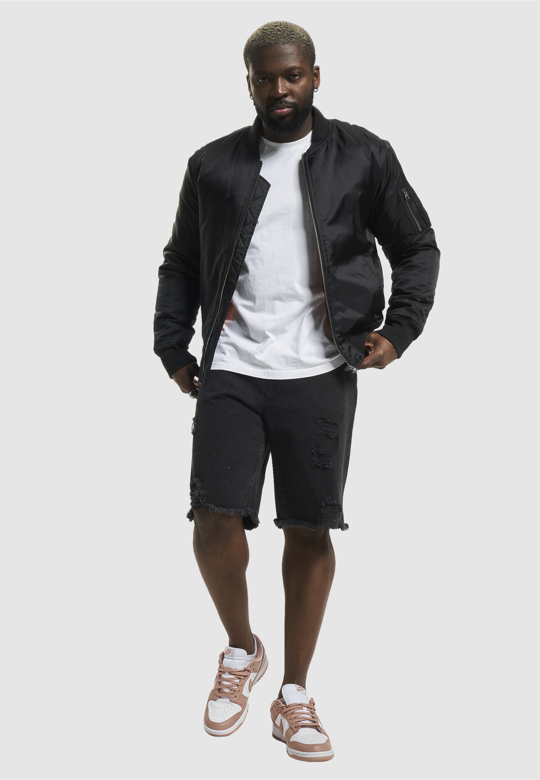 Karl Kani Jeansshorts »Karl Kani Herren KM232-027-2 KK OG Heavy Distressed Denim Shorts« 1 Stk.