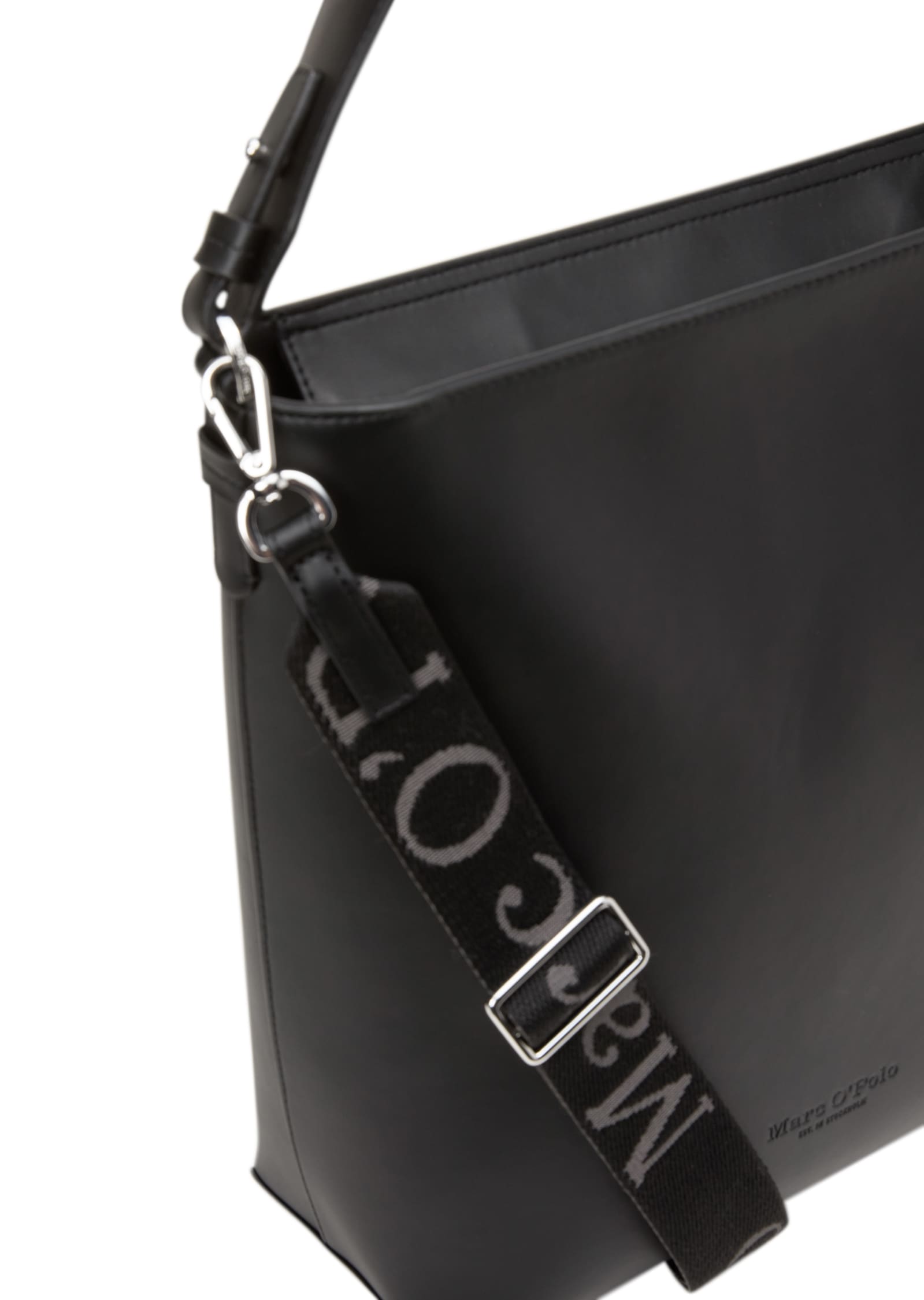 Marc O'Polo Accessories Hobo »VANJA«, Schultertasche, Damen-Handtasche mit langem Logo-Gurtband