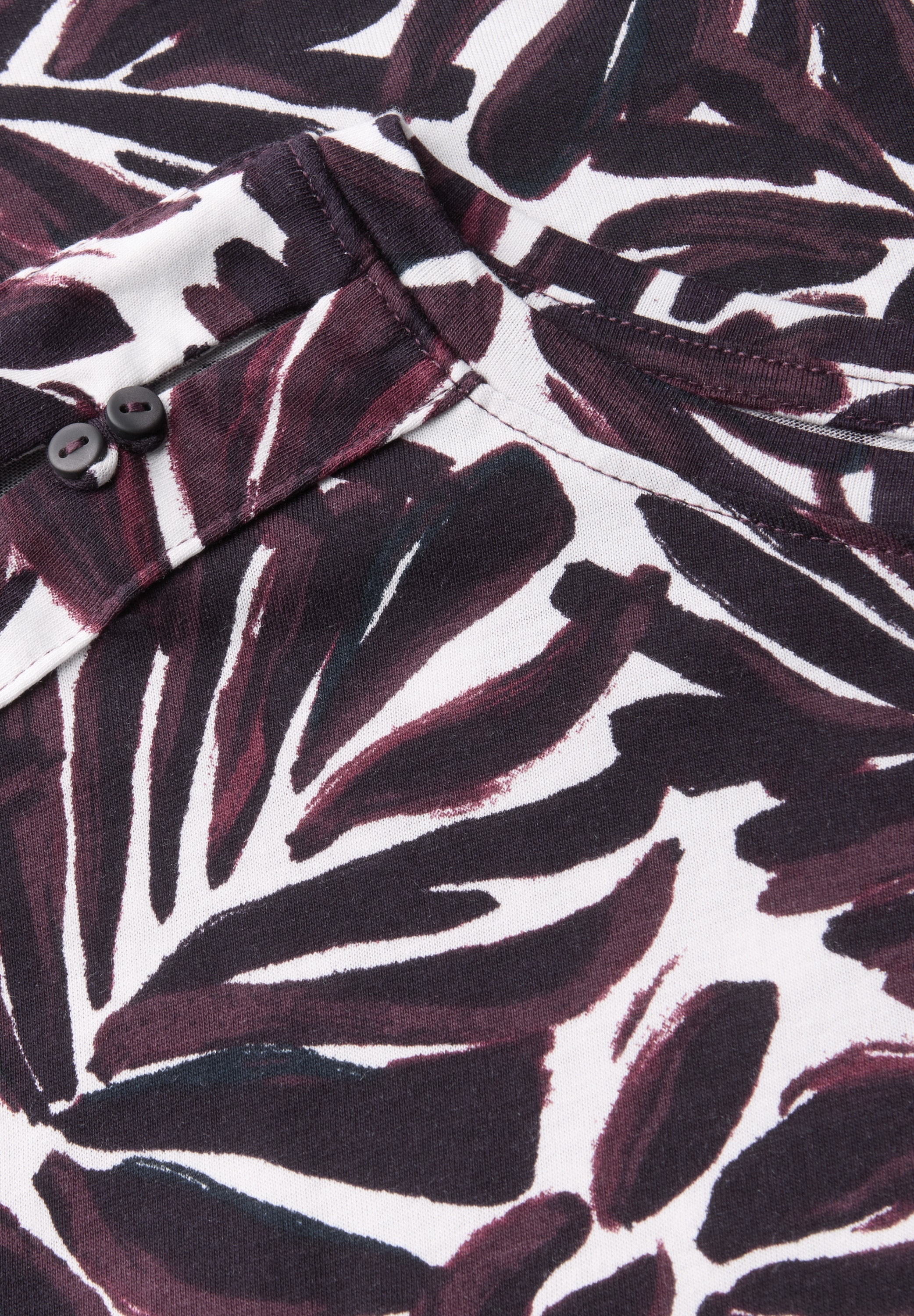Cecil T-Shirt, mit Knopfdetail an den Schultern und grafischem Print