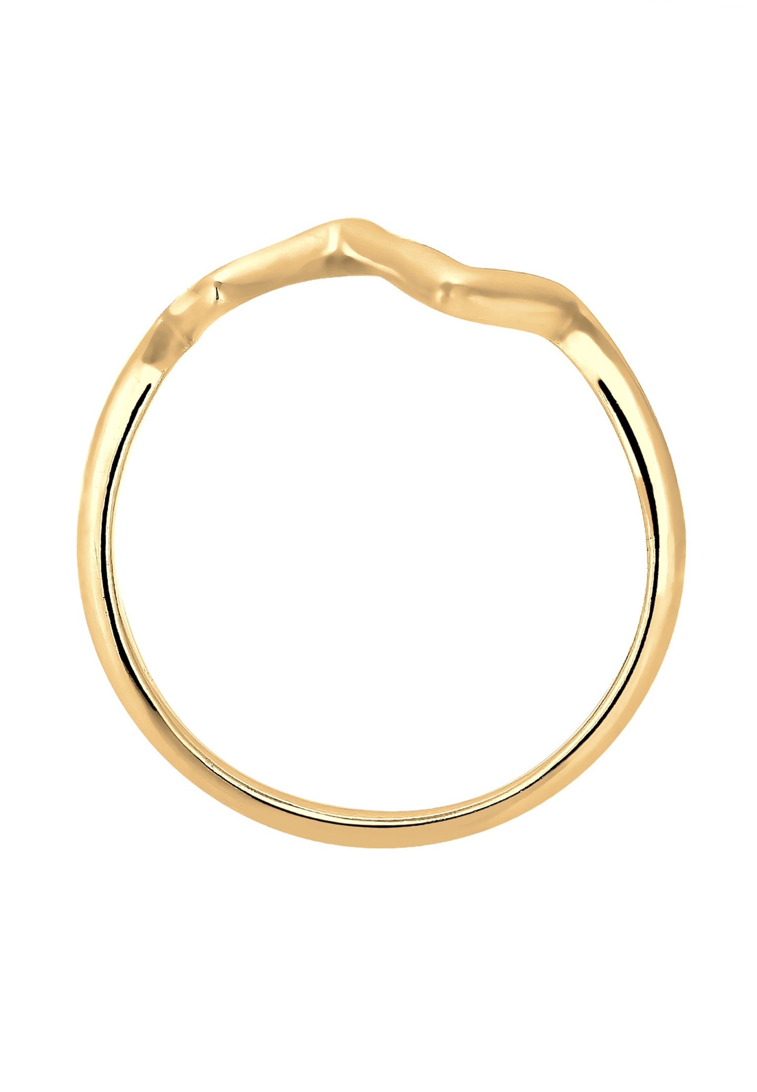 Elli Fingerring »Herzschlag 925 Silber«