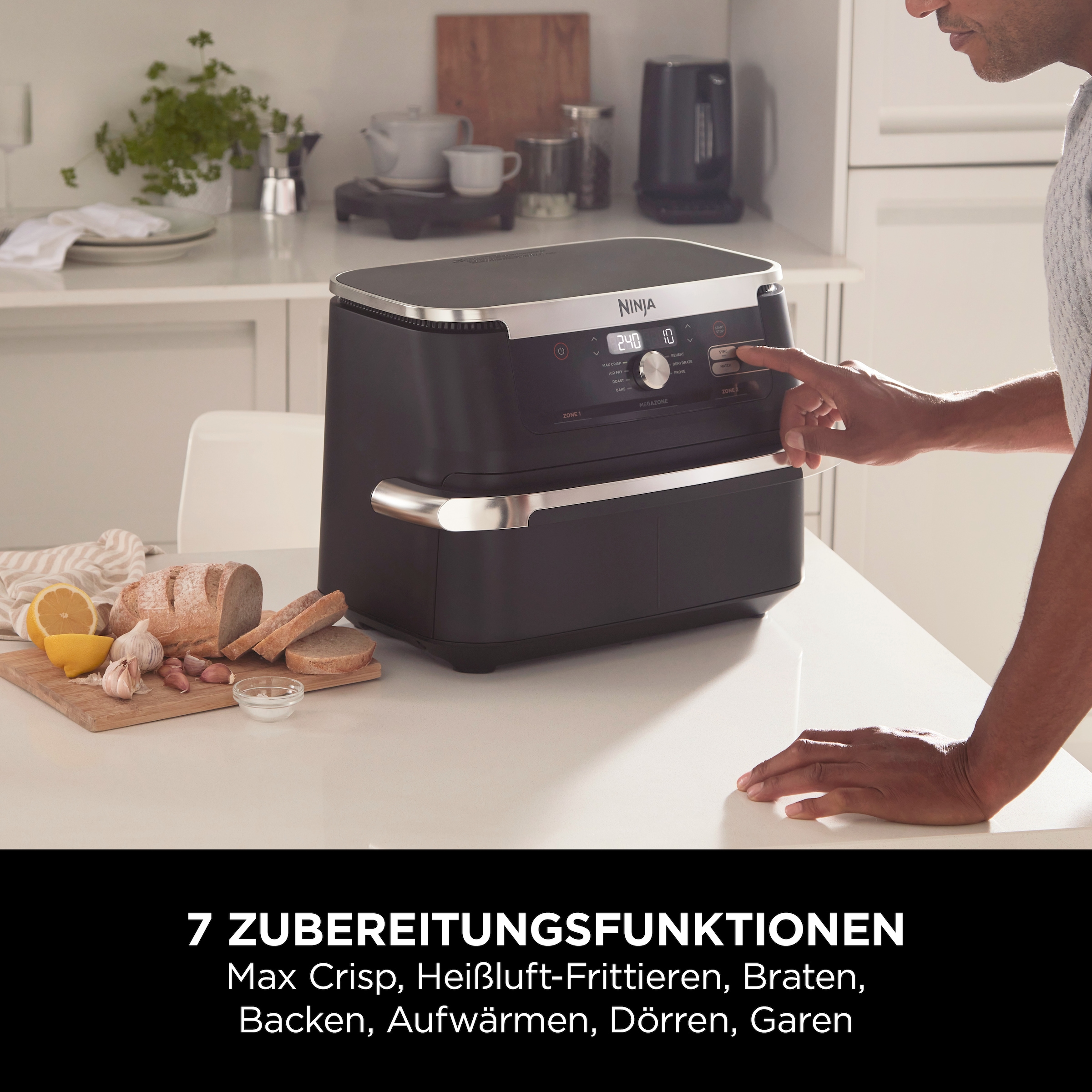 NINJA Heißluftfritteuse »AF500EU«, 2470 W