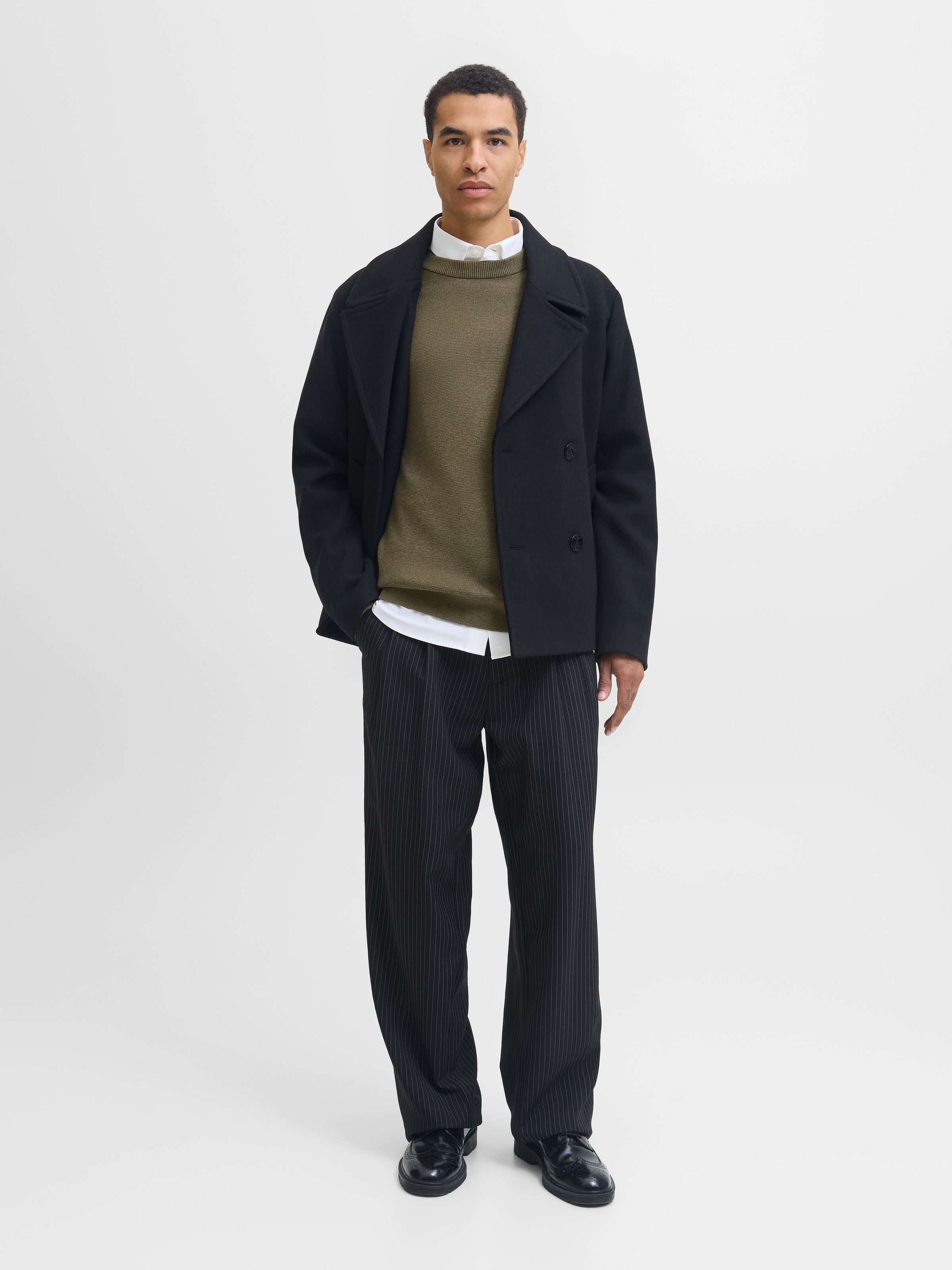 Jack & Jones Strickpullover »JPRBLAMILANO STITCH KNIT CREW NECK SN«