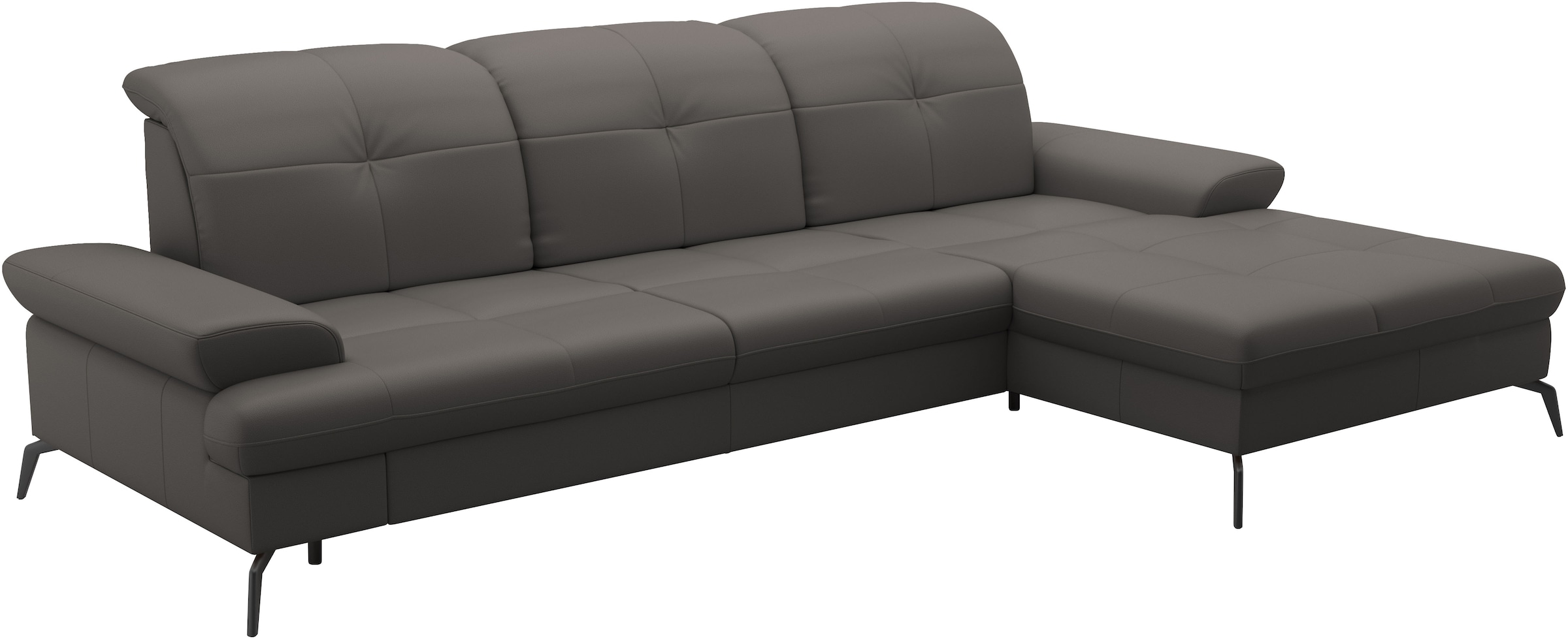 sit&more Ecksofa »Amica«, wahlweise mit Bettfunktion, Bettkasten und Kopfteiverstellung