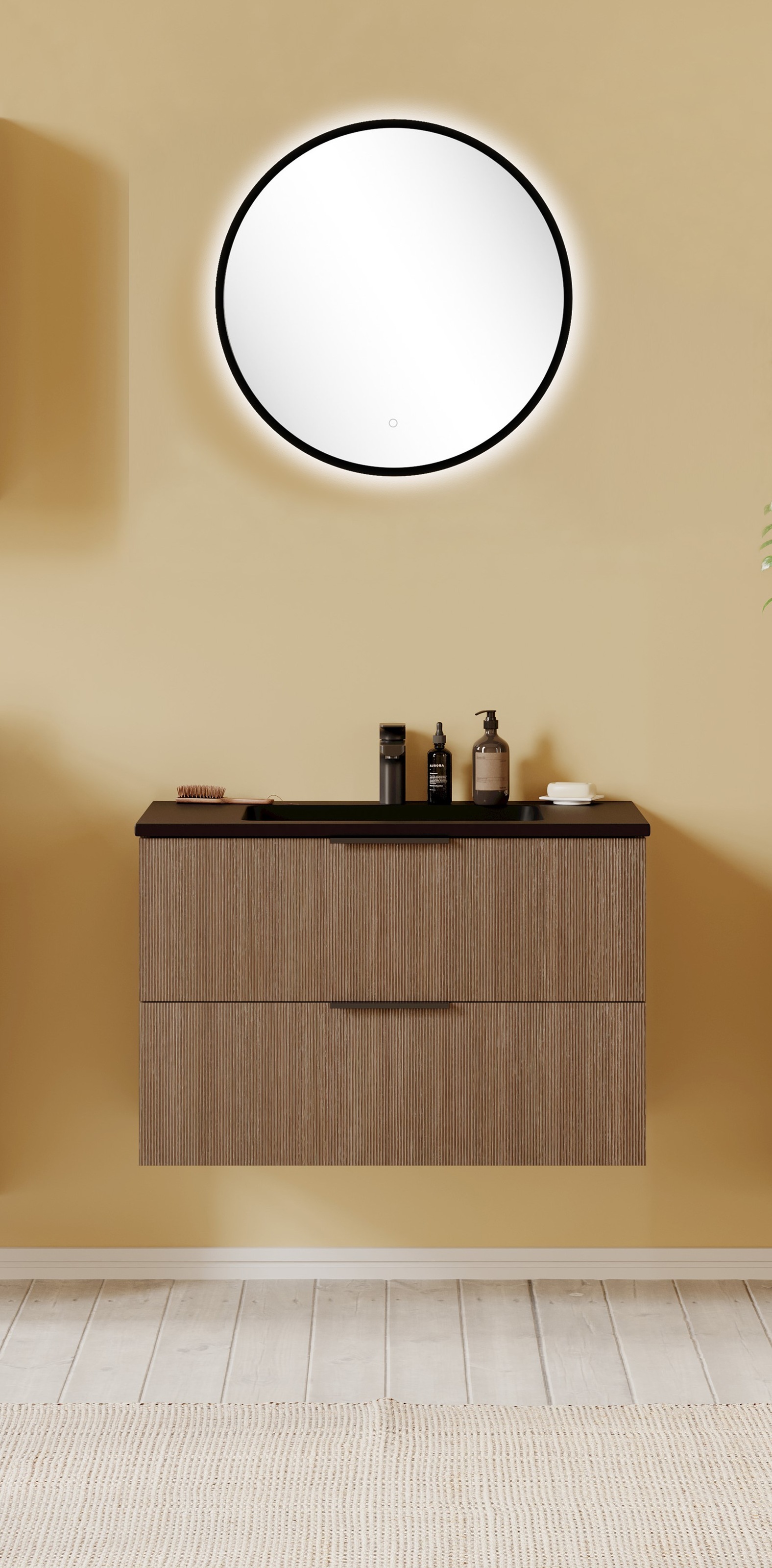 welltime Badmöbel-Set »Welltime, York Waschtisch-Set 80 cm, weißes oder sch günstig online kaufen