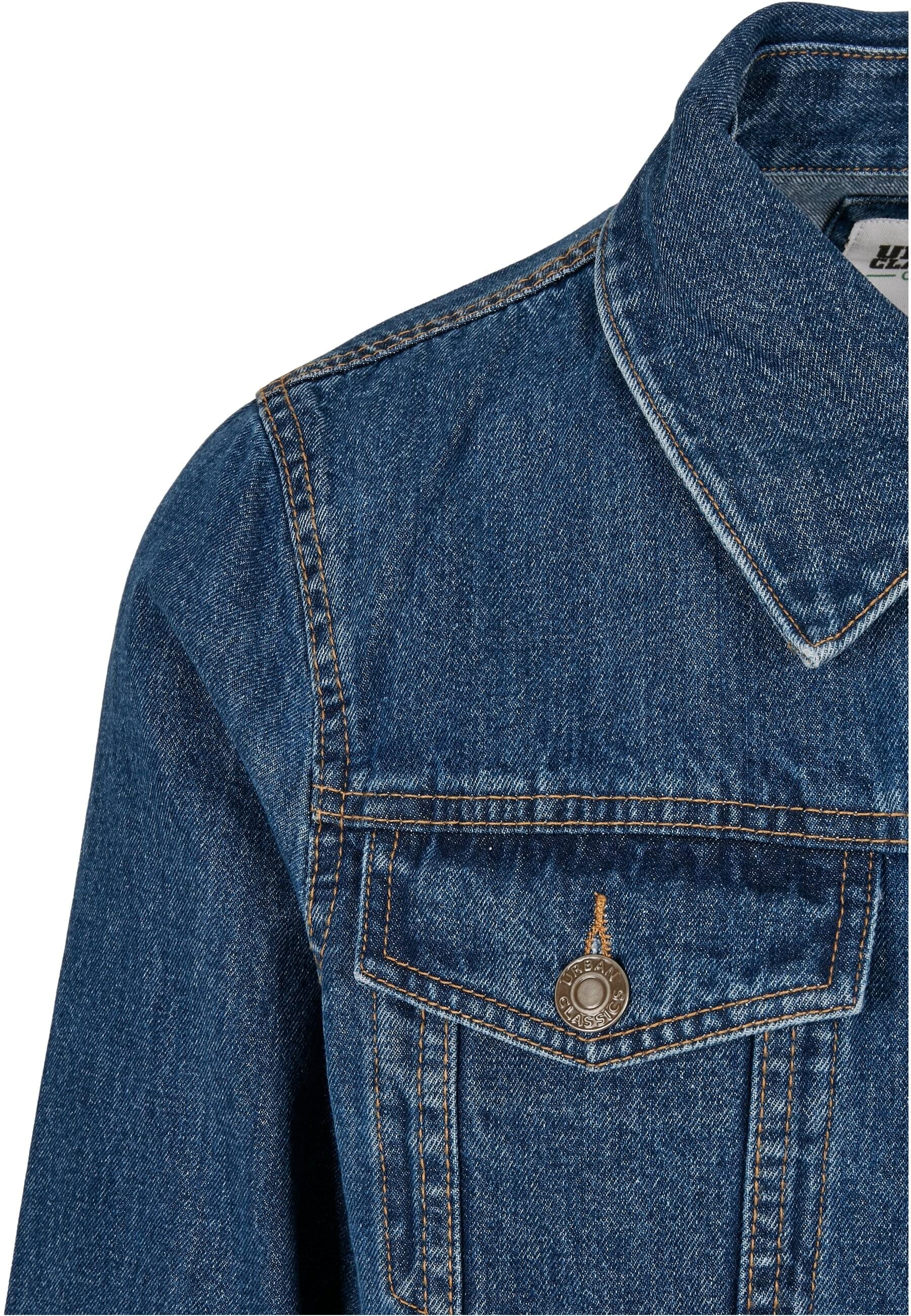 URBAN CLASSICS Jeansjacke »Urban Classics Herren Organic Basic Denim Jacket« 1 Stk. tlg. ohne Kapuze