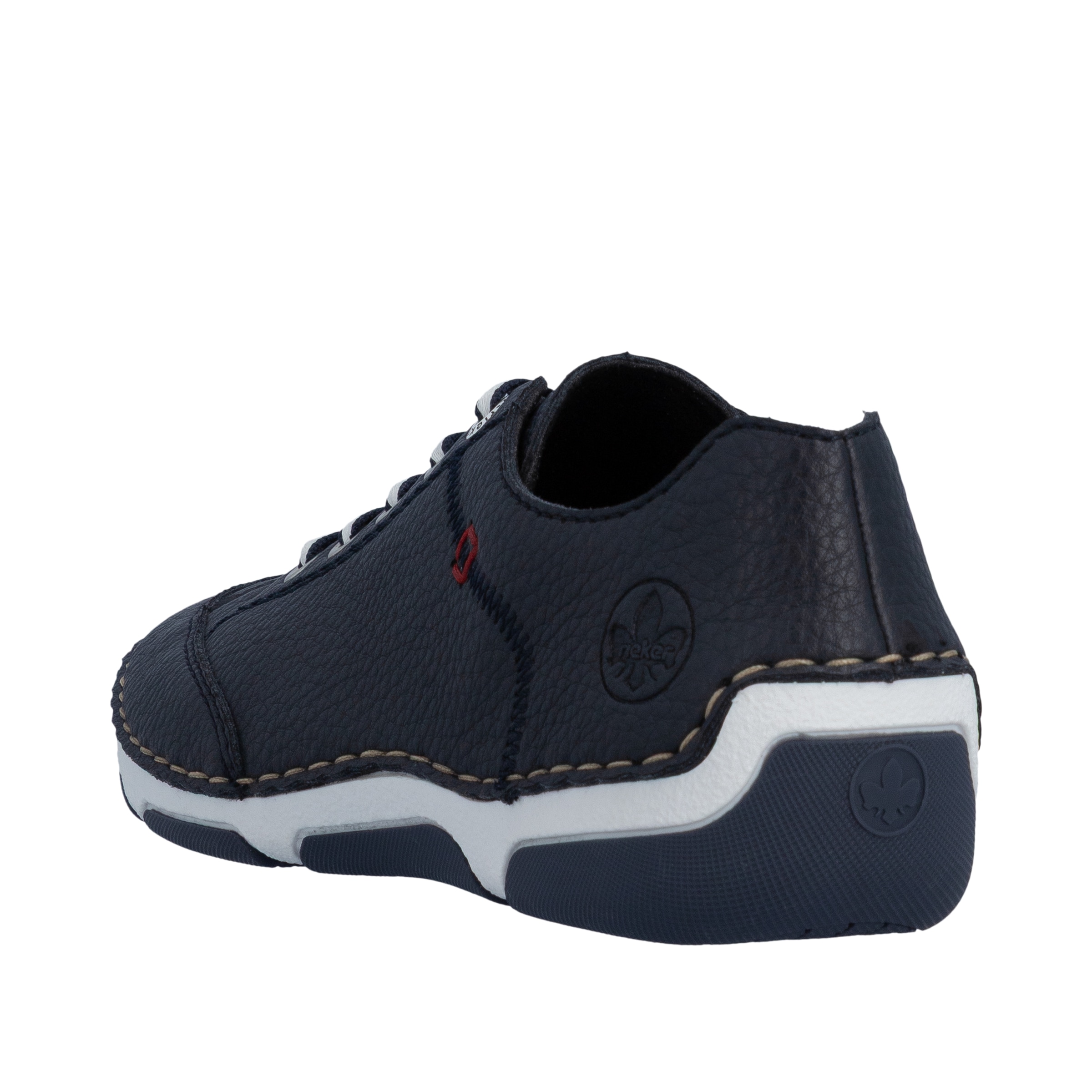 Rieker Sneaker  Halbschuh, Freizeitschuh, Schnürschuh mit Rahmennaht