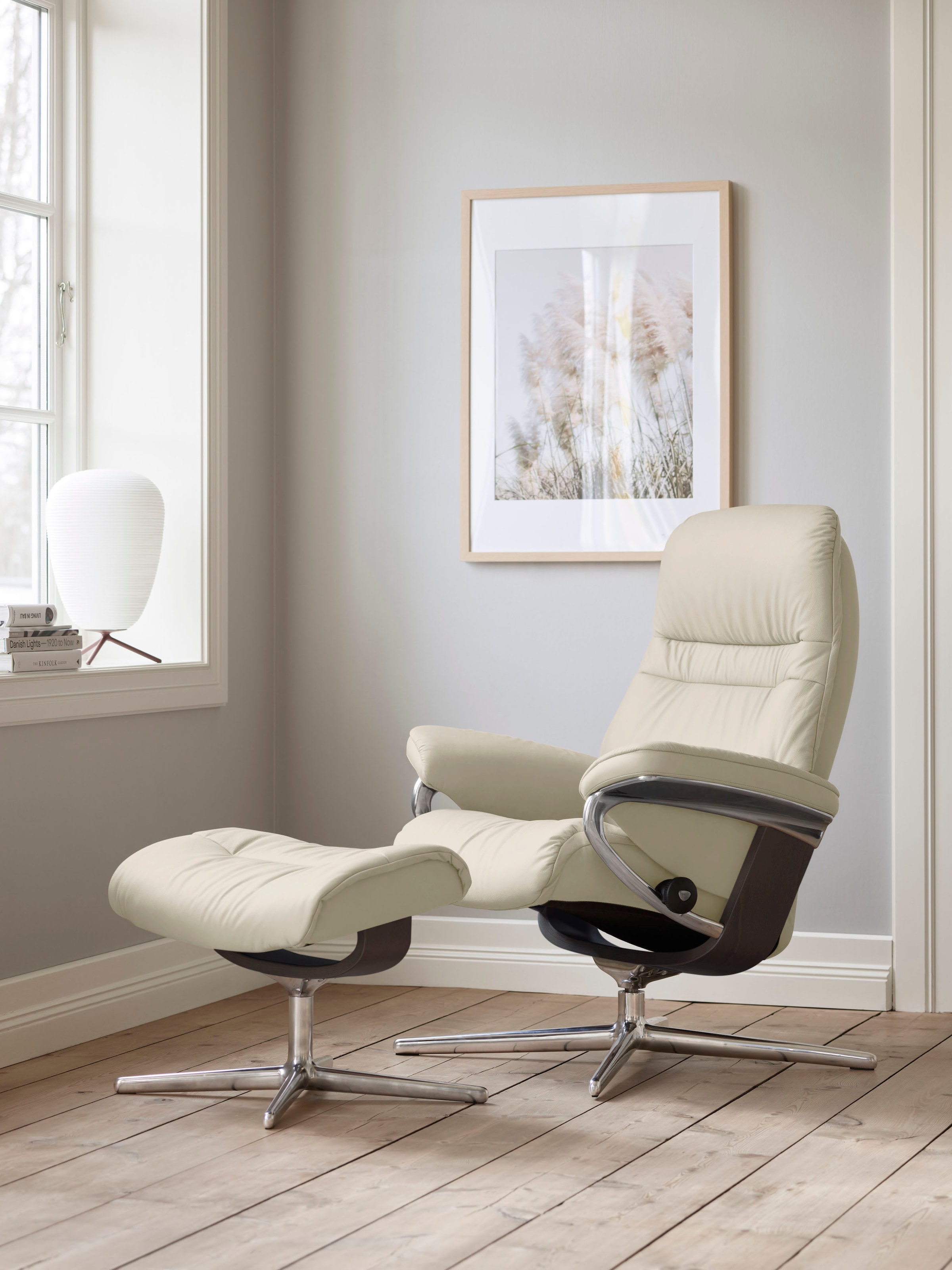 Stressless® Relaxsessel »Sunrise«, mit Cross Base, Größe S, M & L, Holzakze günstig online kaufen