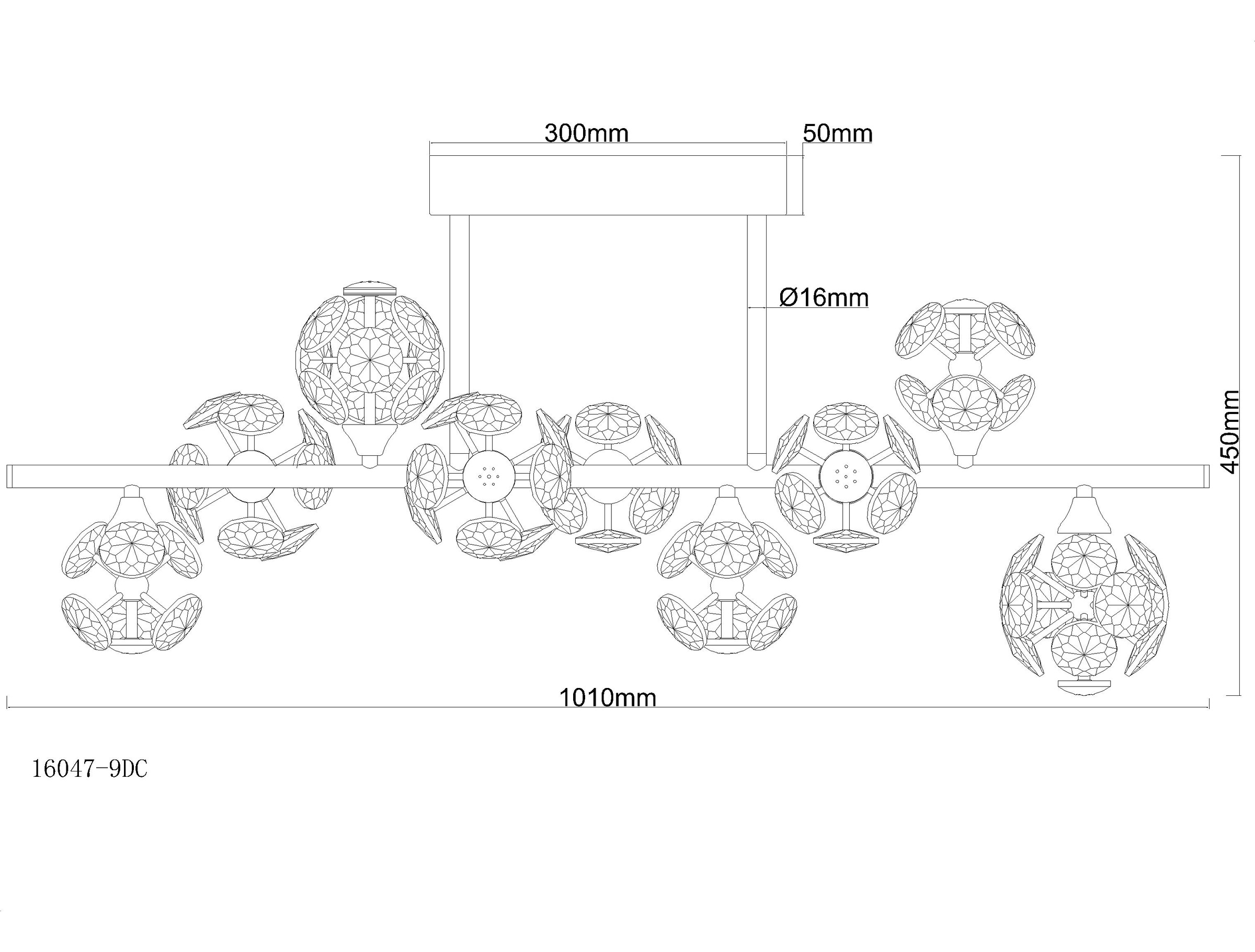 GLOBO LIGHTING Deckenleuchte »VIRINA« LED-Modul 1 Stk. Warmweiß Deckenlampe Wohnzimmer-Leuchte Schlafzimmer-Leuchte Flur Küche