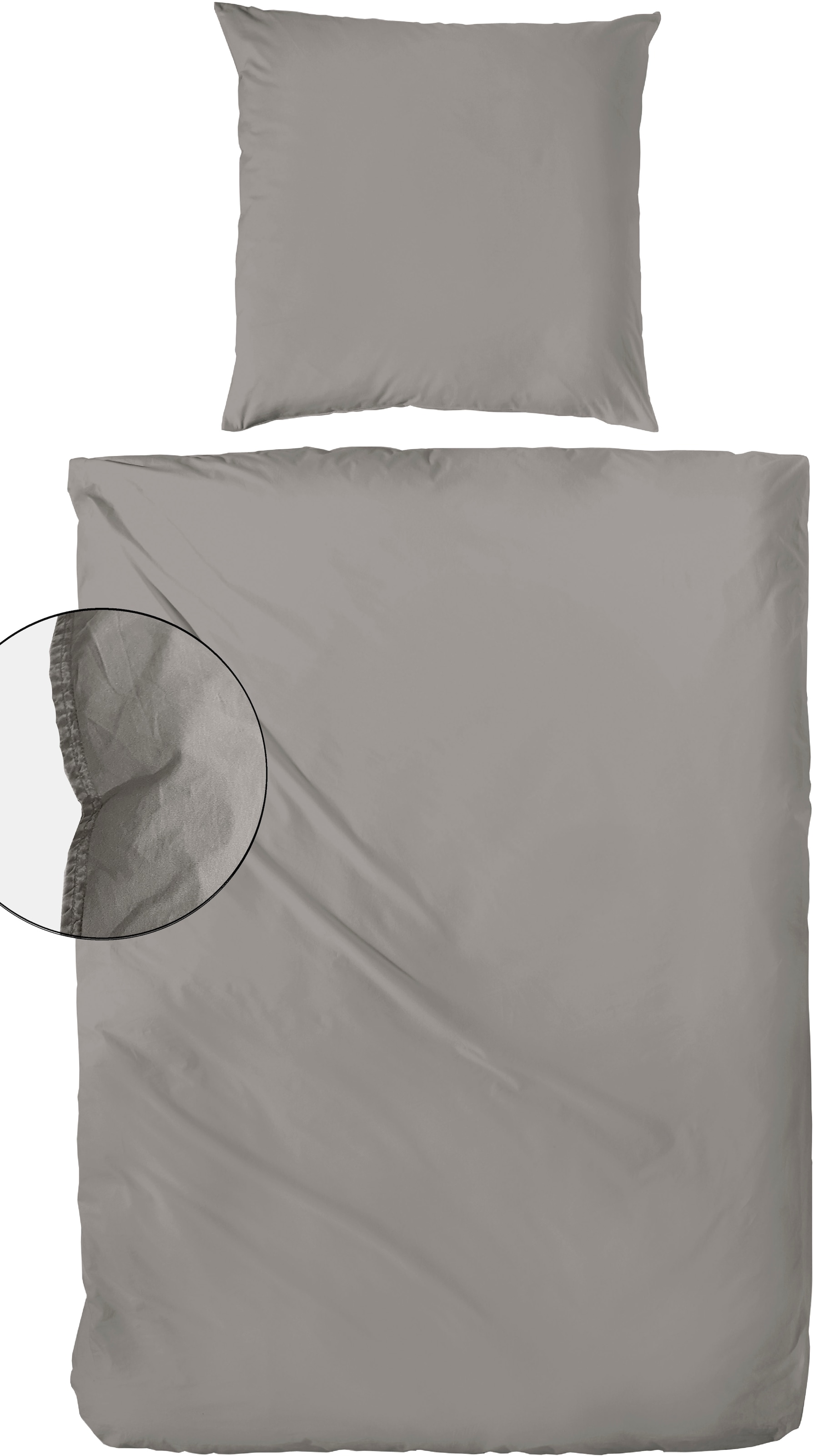 Primera Bettwäsche »Primera Stone-Washed Flanell« 2 Stk. tlg. Bettwäsche aus samtig weicher angerauter Baumwolle, ab Gr. 135x200 cm