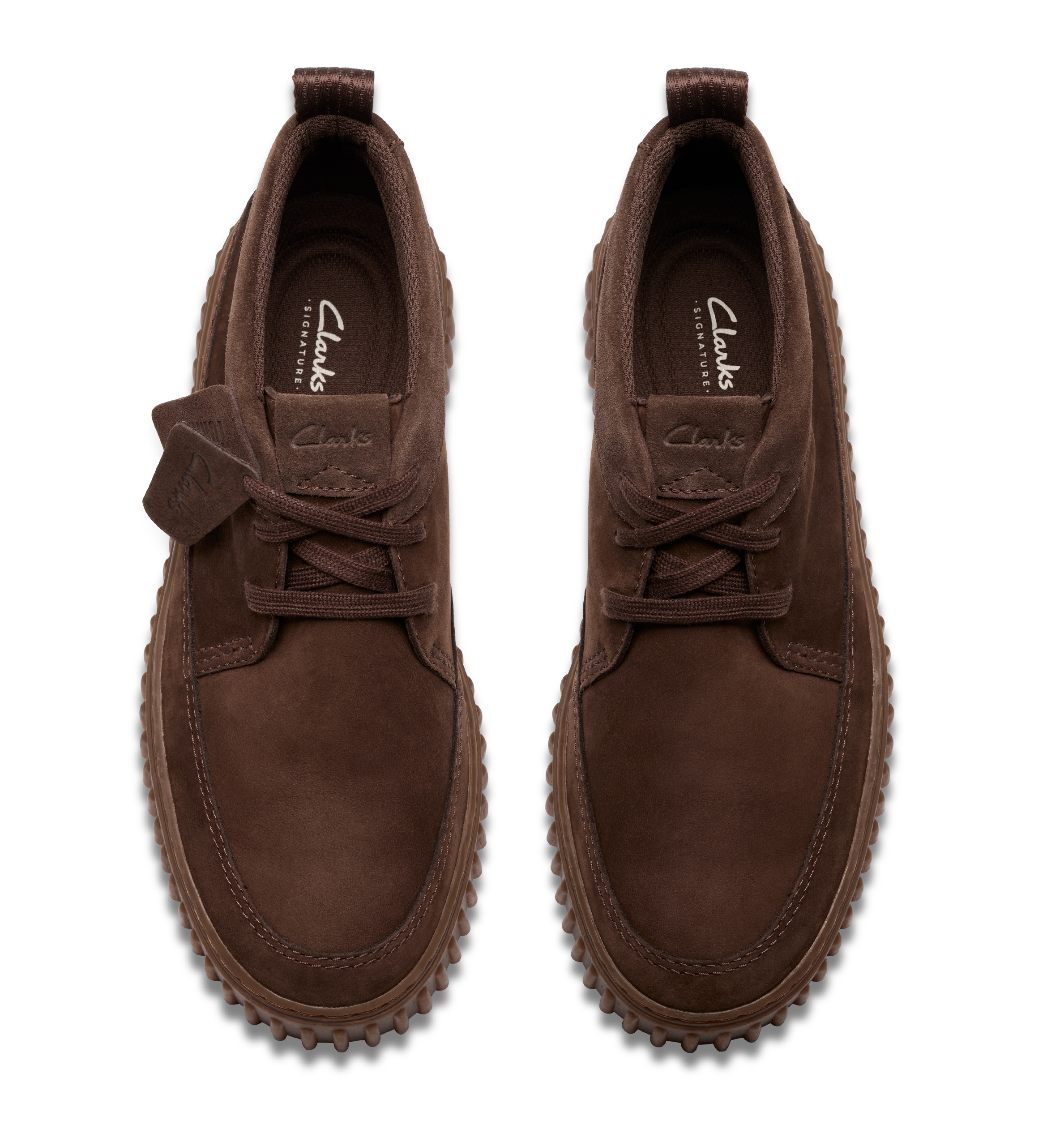 Clarks Sneaker »Torhill Lace Hi«, Desert Boots, Schnürboots mit Wechselfußbett