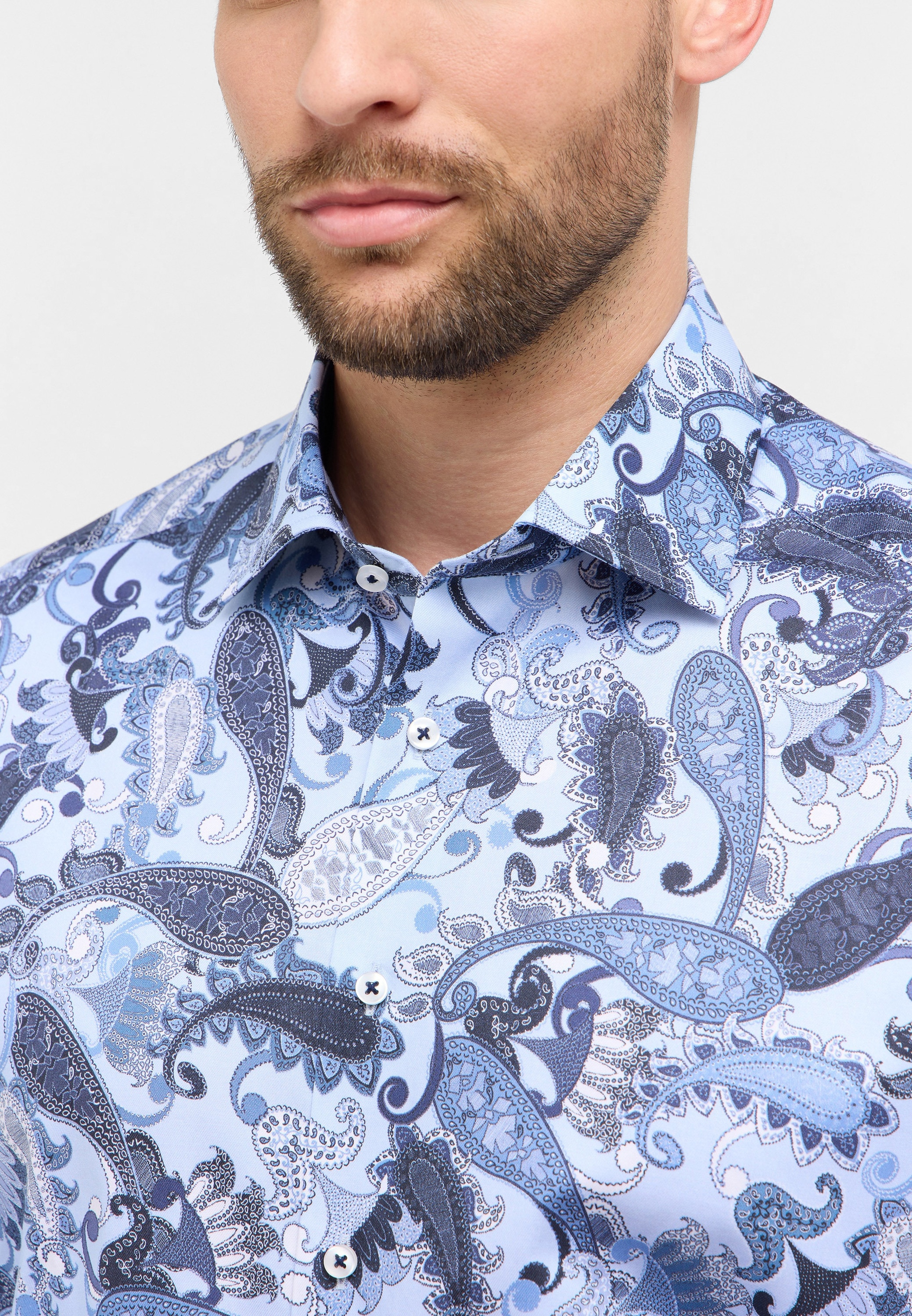 Eterna Langarmhemd »COMFORT FIT« NON IRON (bügelfrei)