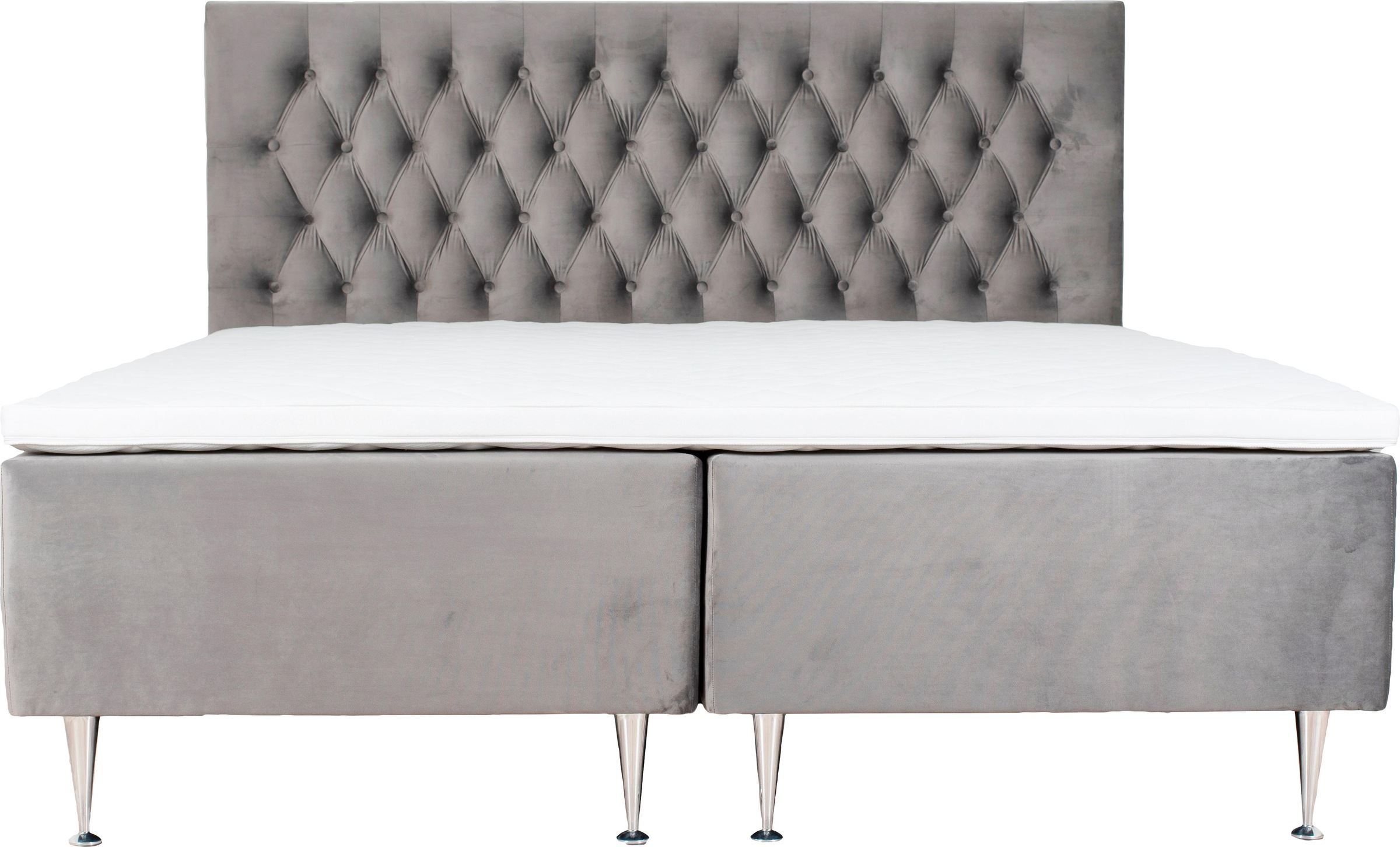 PLACES OF STYLE Boxspringbett "Exclusive" inkl. Topper, 3 Breiten, 3 Härteg günstig online kaufen
