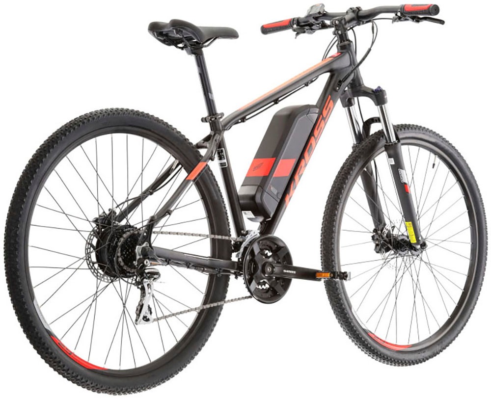 Kross E-Bike »E-MTB Hexagon Boost 1.0 522 29 Zoll schwarz«, 24 Gang, Shimano, ACERA M3020, Heckmotor 250 W