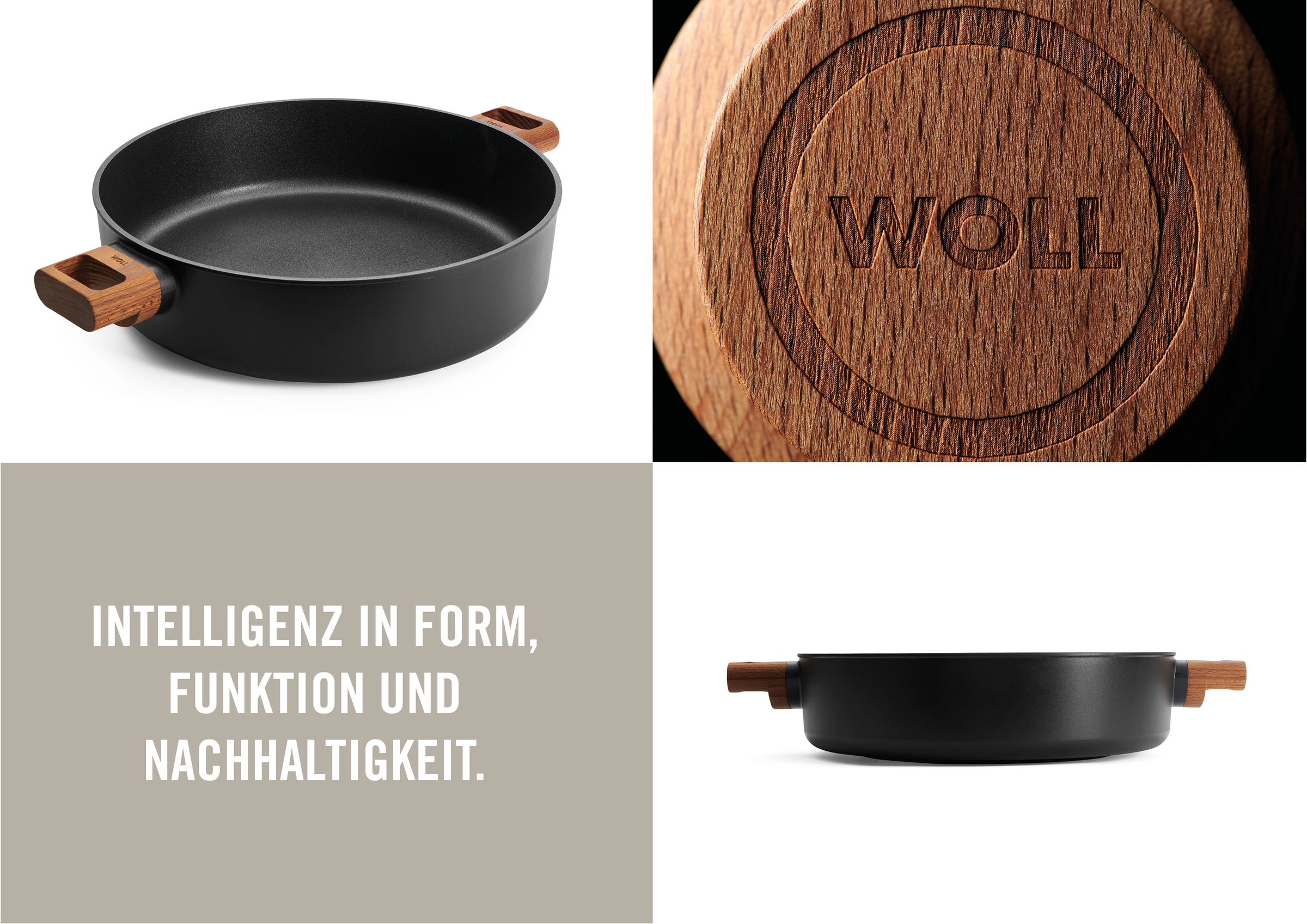 WOLL MADE IN GERMANY Kasserolle »Eco Logic QXR«, Aluminiumguss, (1 tlg.) günstig online kaufen