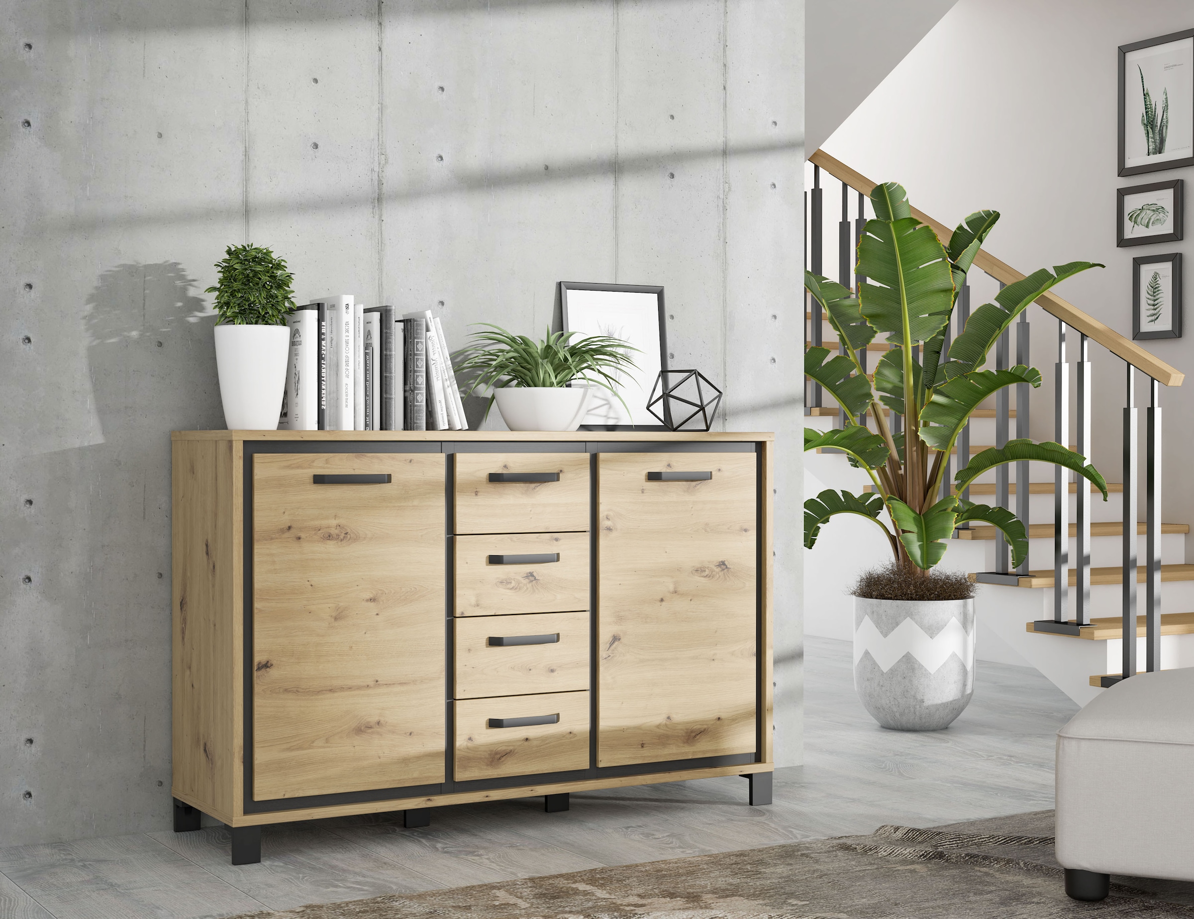 FORTE Sideboard »Trondheim«, Breite 138 cm